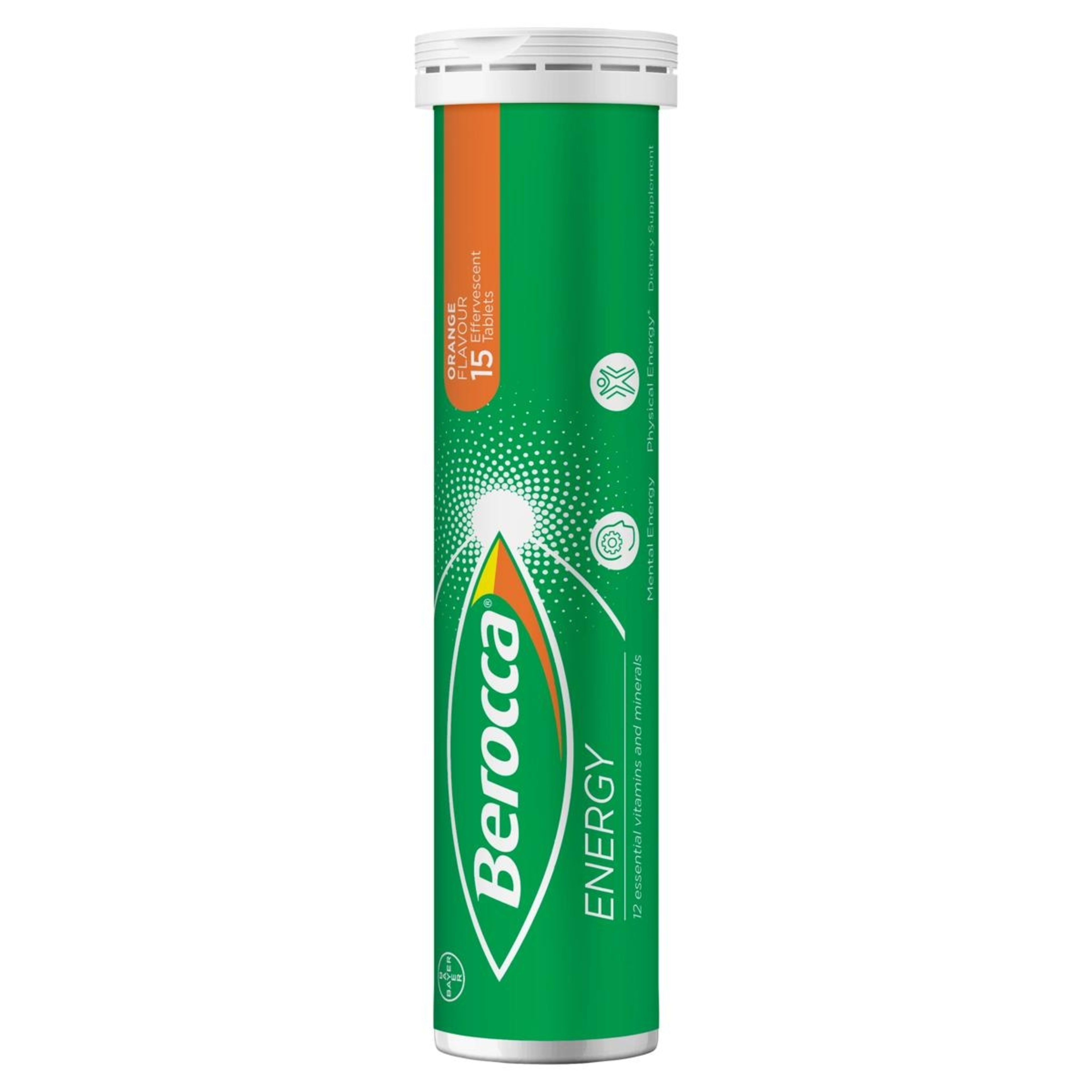 5 15 Pack Berroca Energy Orange Flavour Effervescent Tablets, 5 of 10