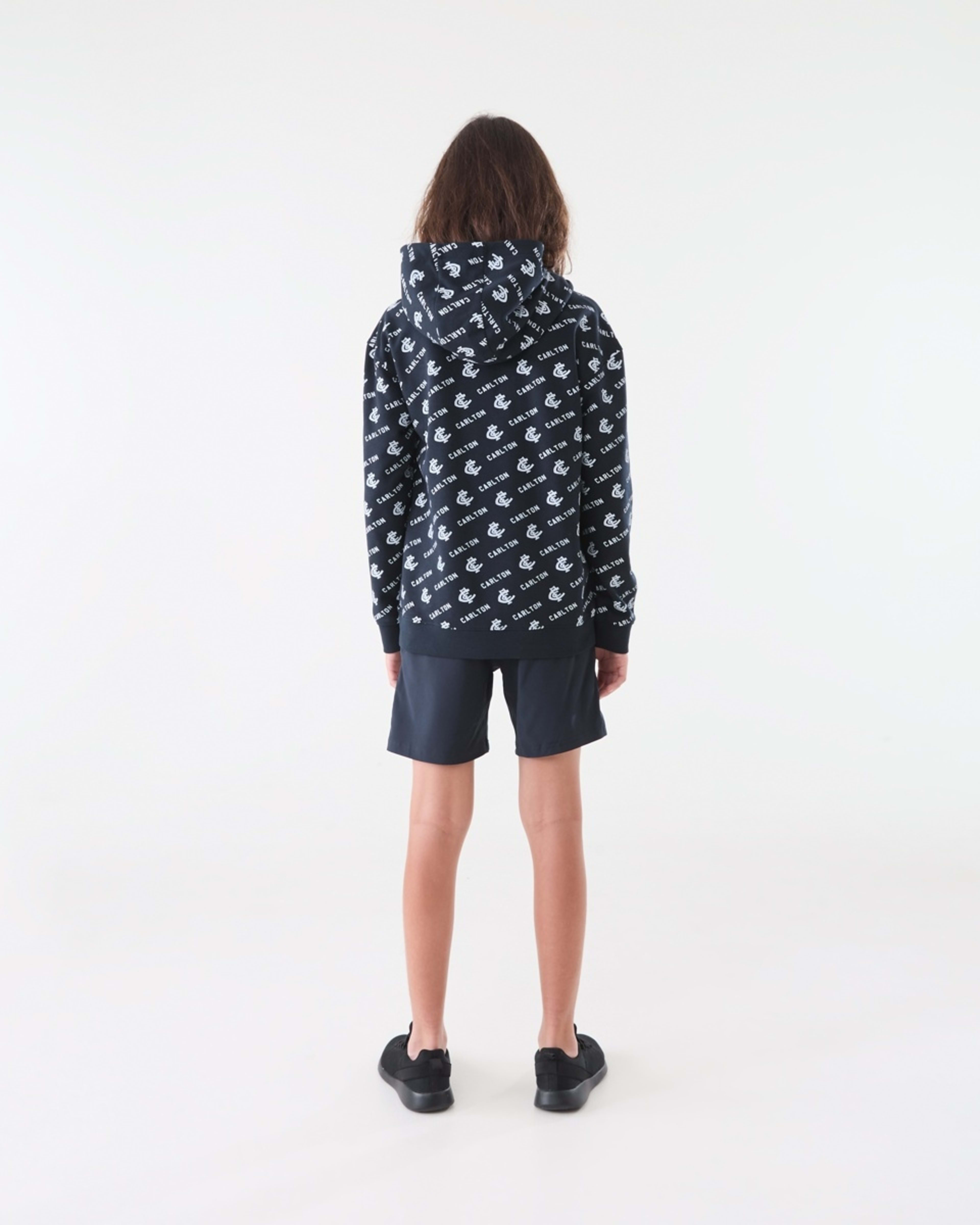 9 Official AFL Kids All Over Print Hoodie Carlton, 9 of 9