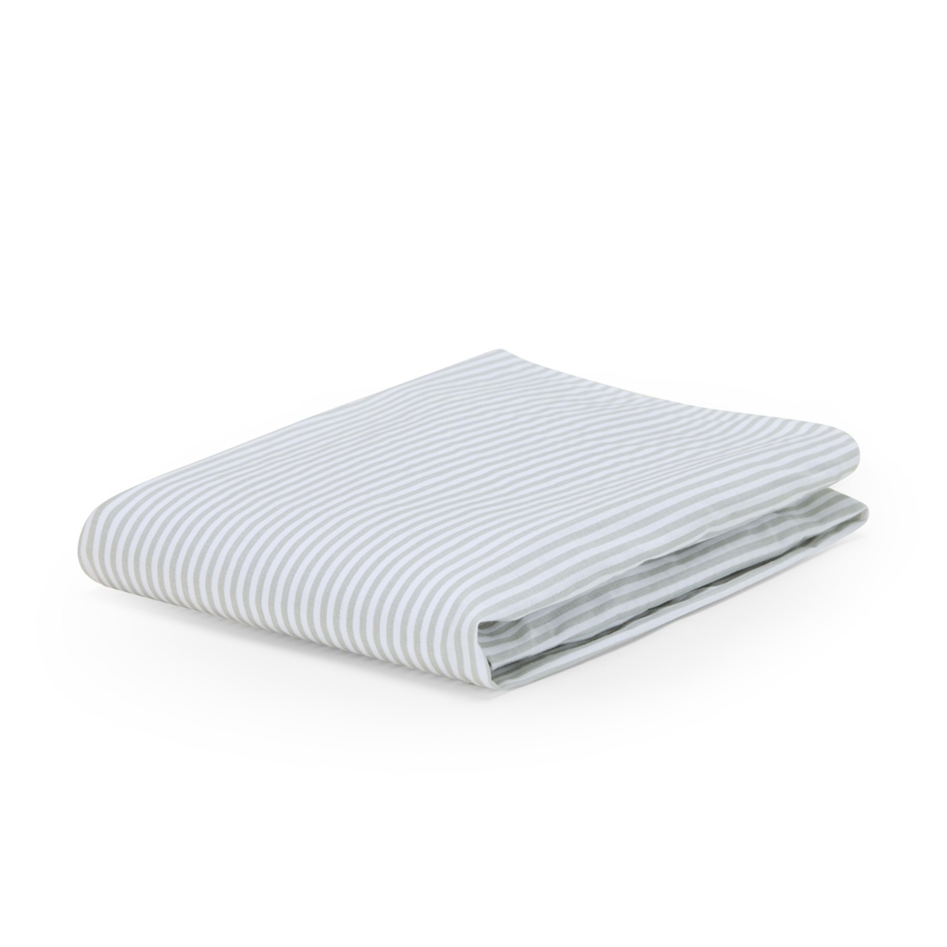 2 2 Pack Cotton Fitted Bassinet Sheets - White and Stripe, 2 of 6