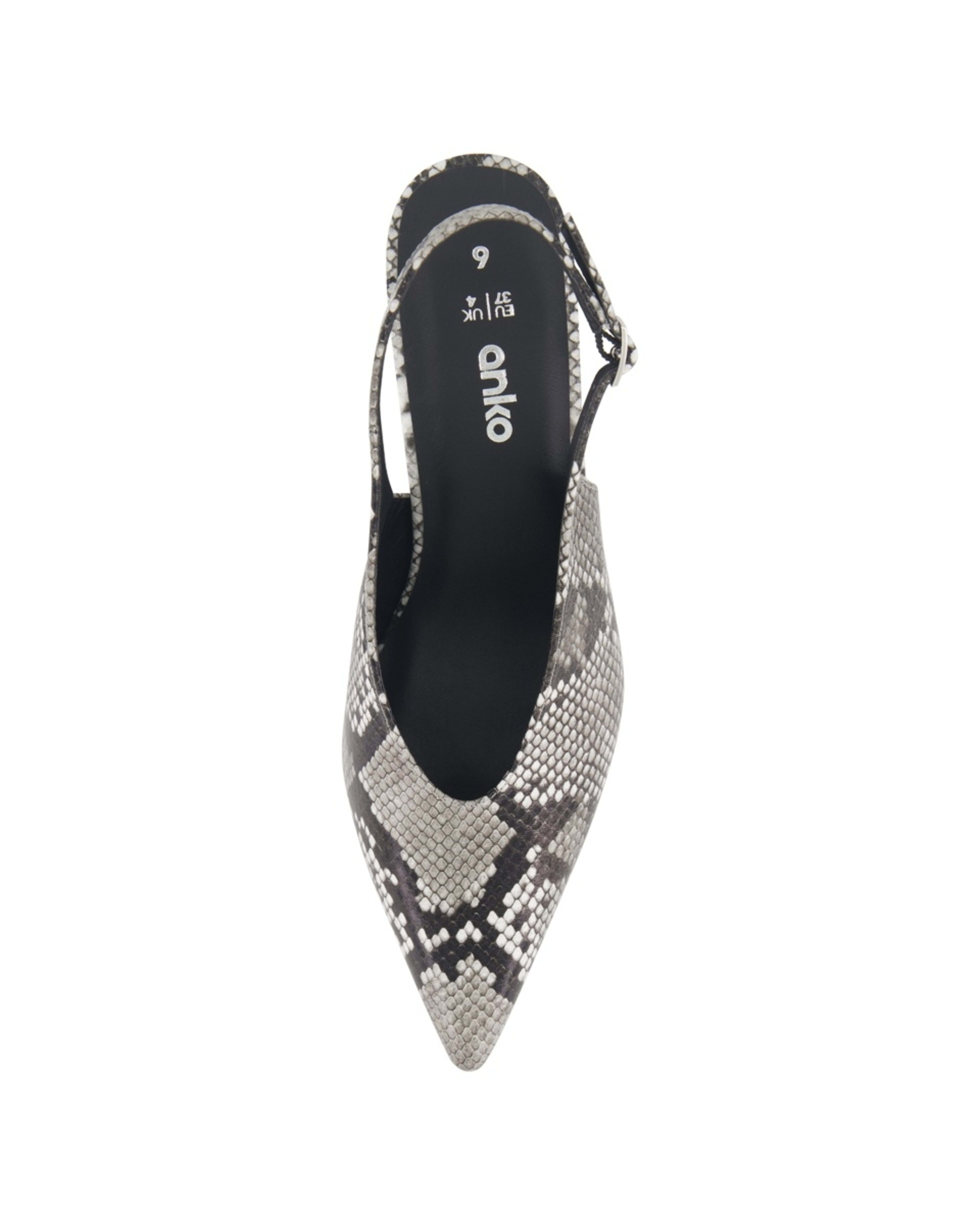 3 High Vamp Kitten Heels Snake, 3 of 5