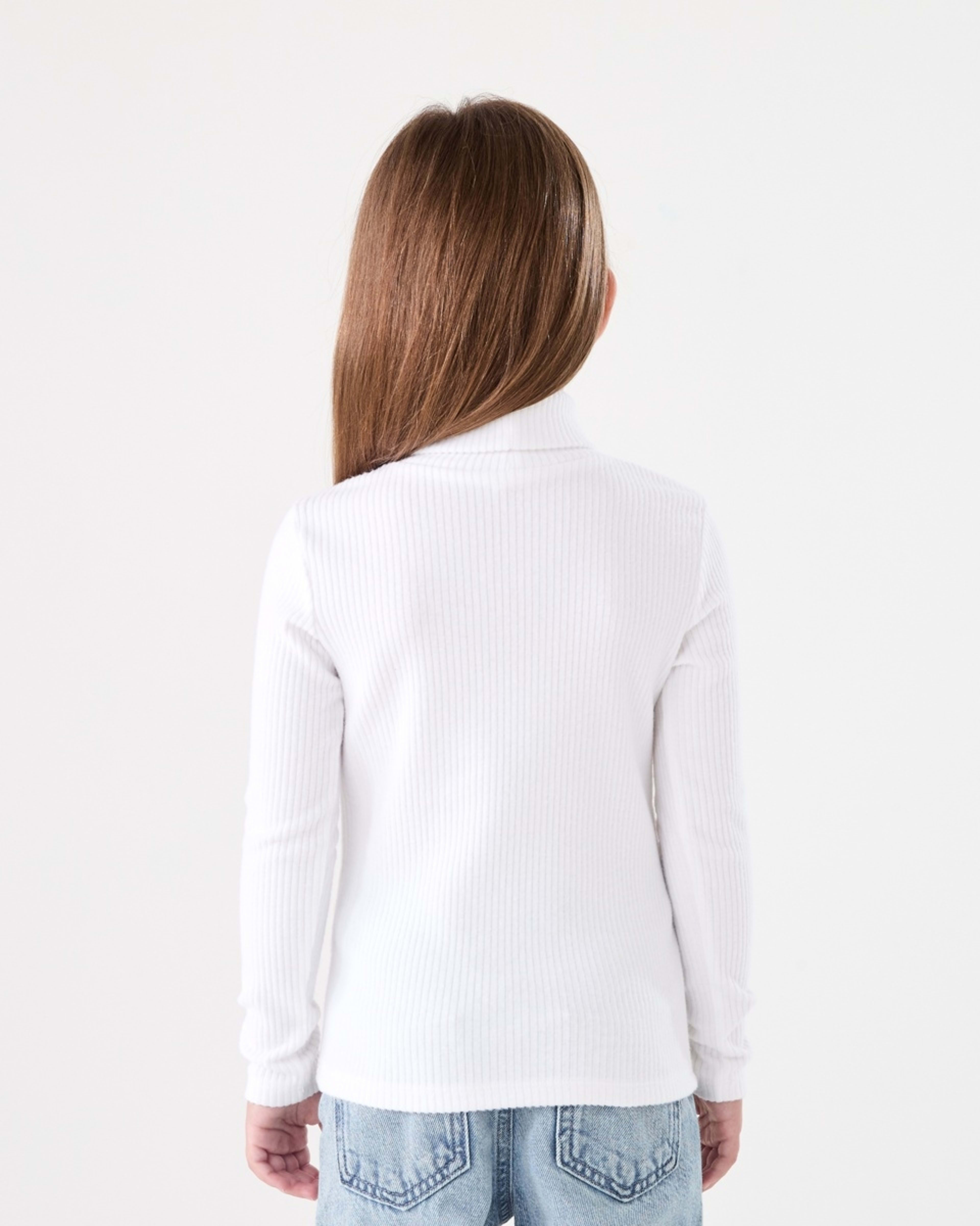 2 Long Sleeve Skivvy Top White, 2 of 6