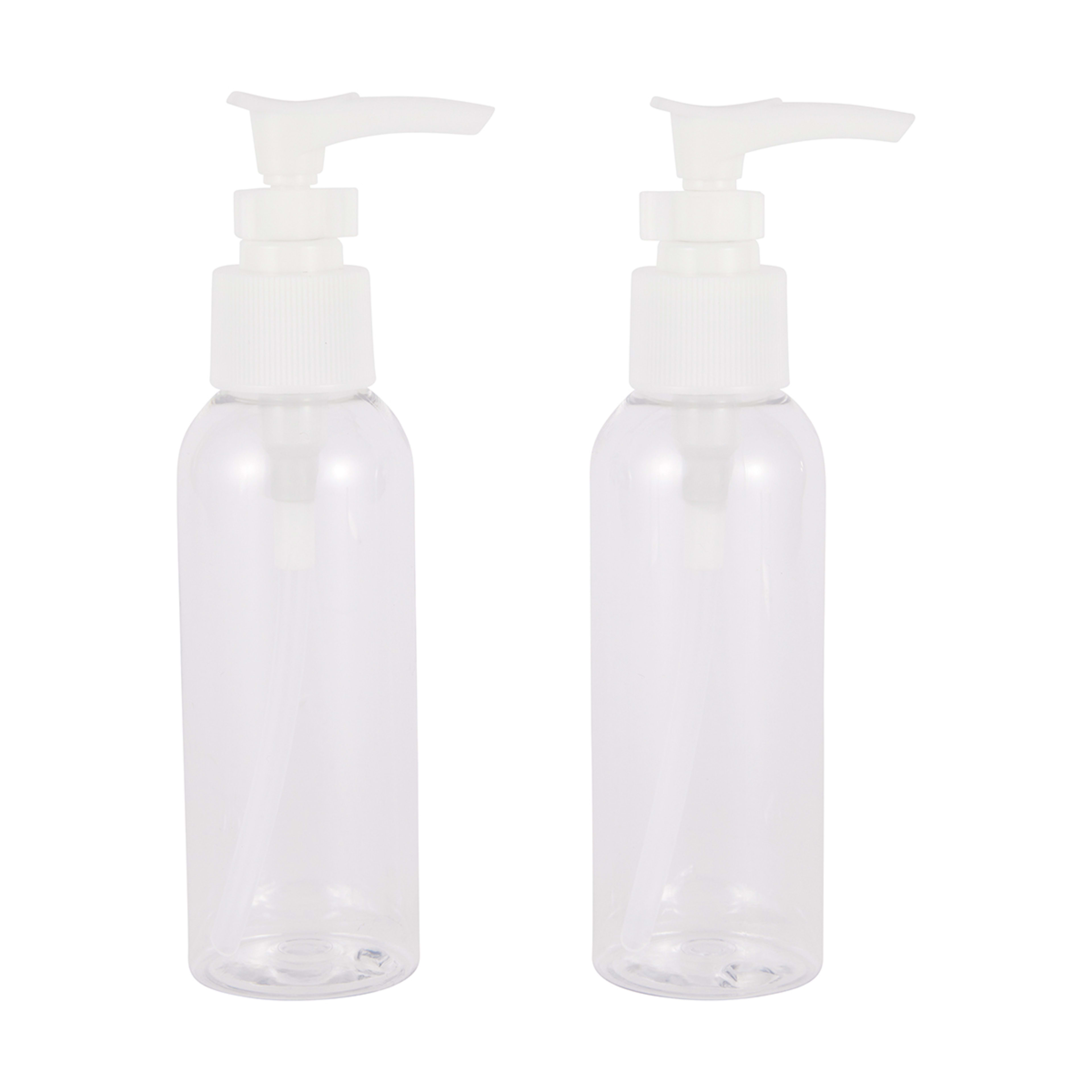 OXX Travel 2 Pack Pump Bottles - White and Clear - Kmart NZ