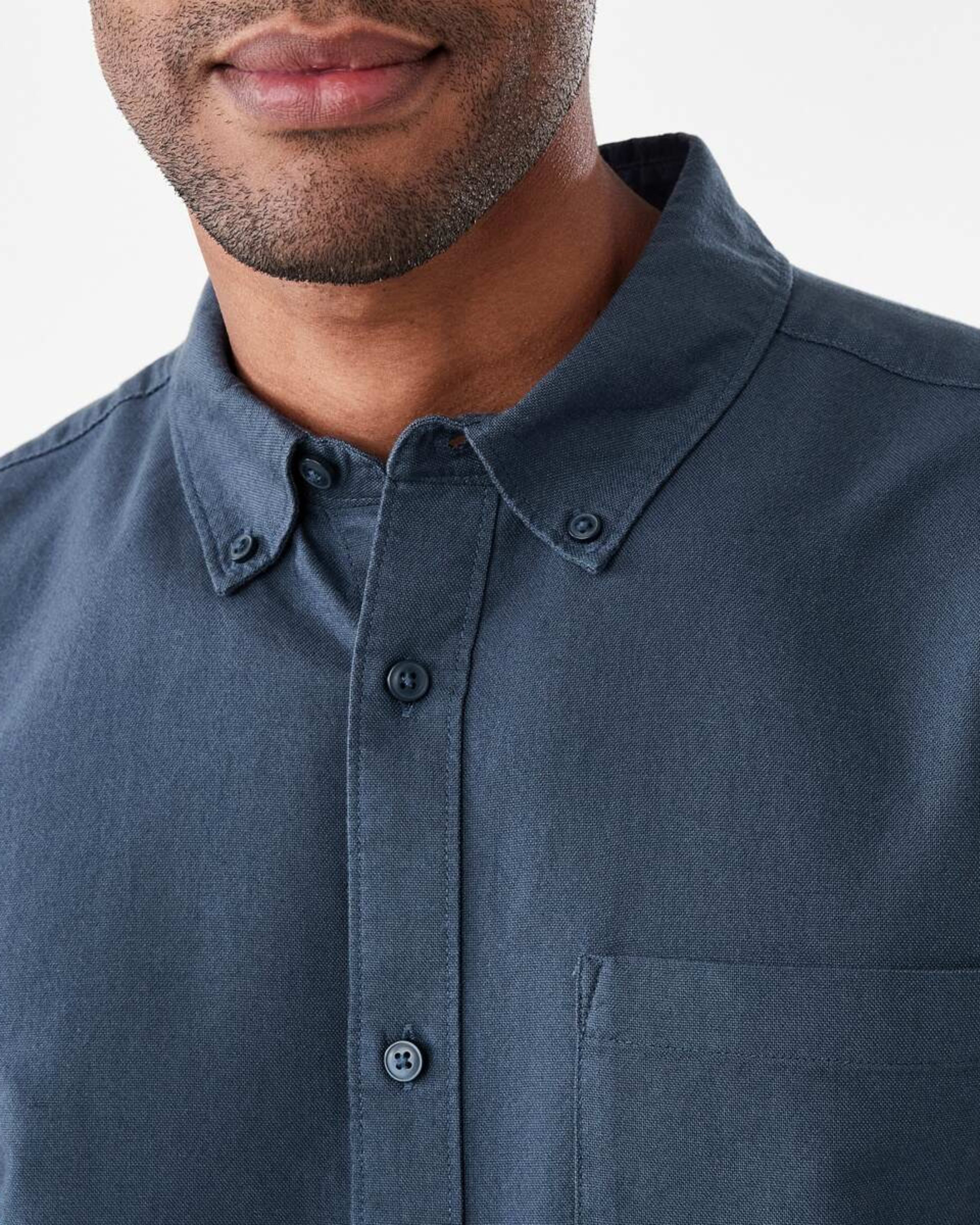 5 Long Sleeve Oxford Shirt BLUE NIGHTS, 5 of 7
