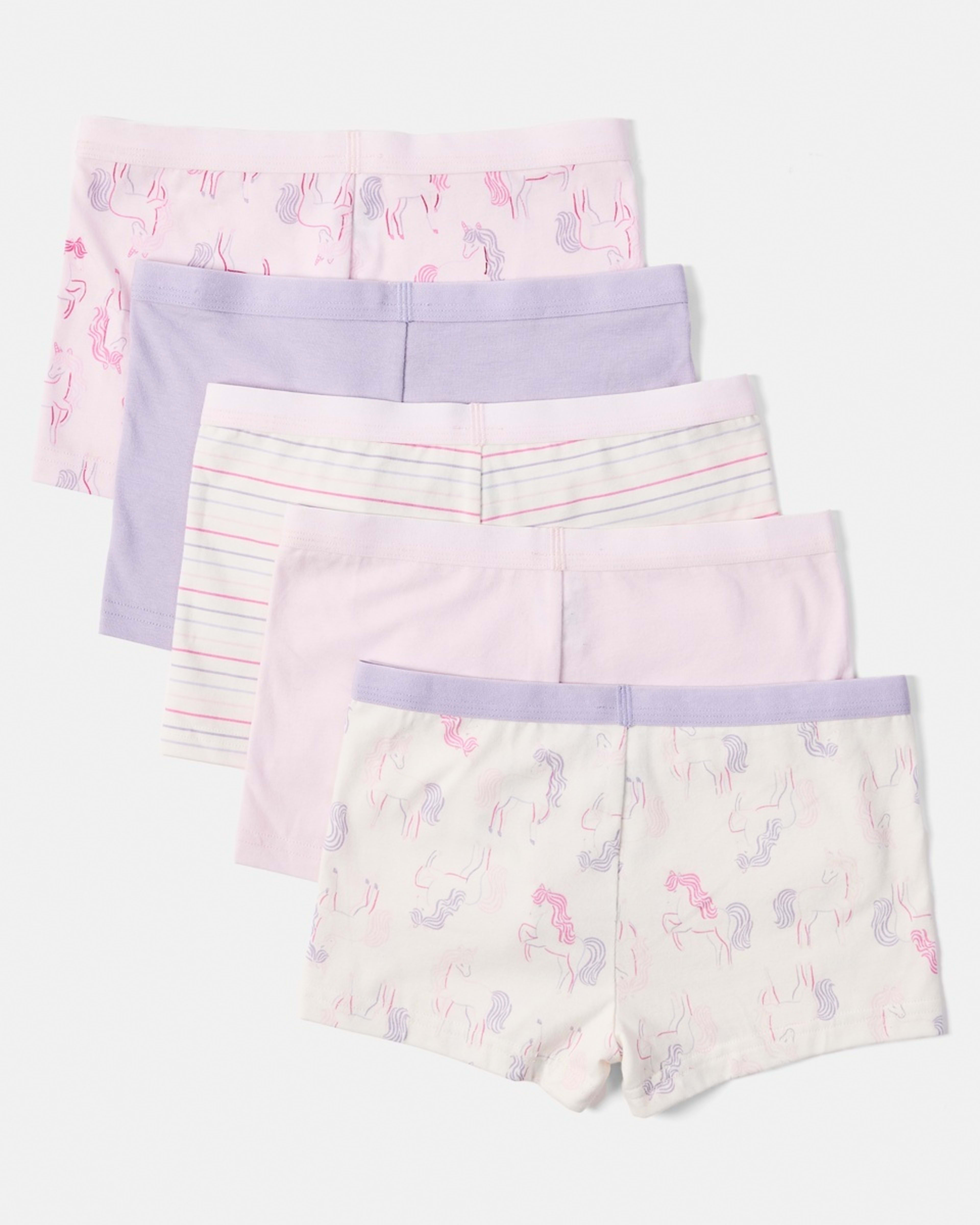 2 5 Pack Print Shorties UNICORNS, 2 of 8