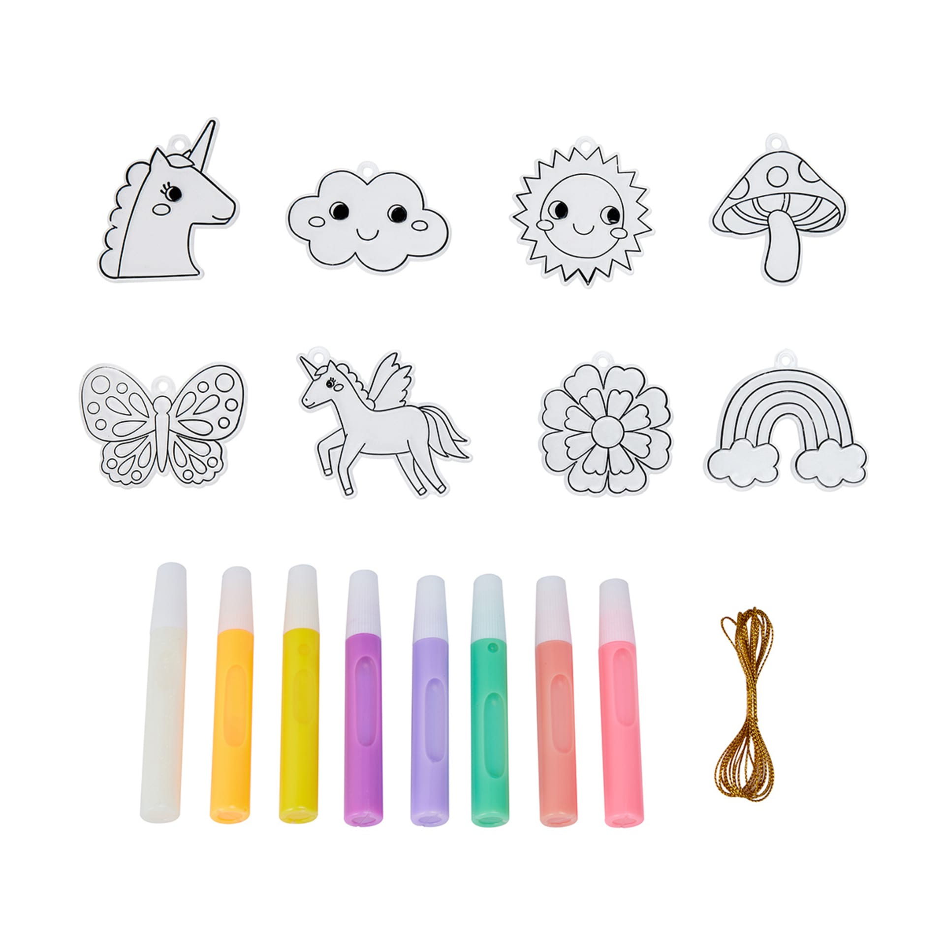 17 Piece Paint Your Own Suncatchers Kmart