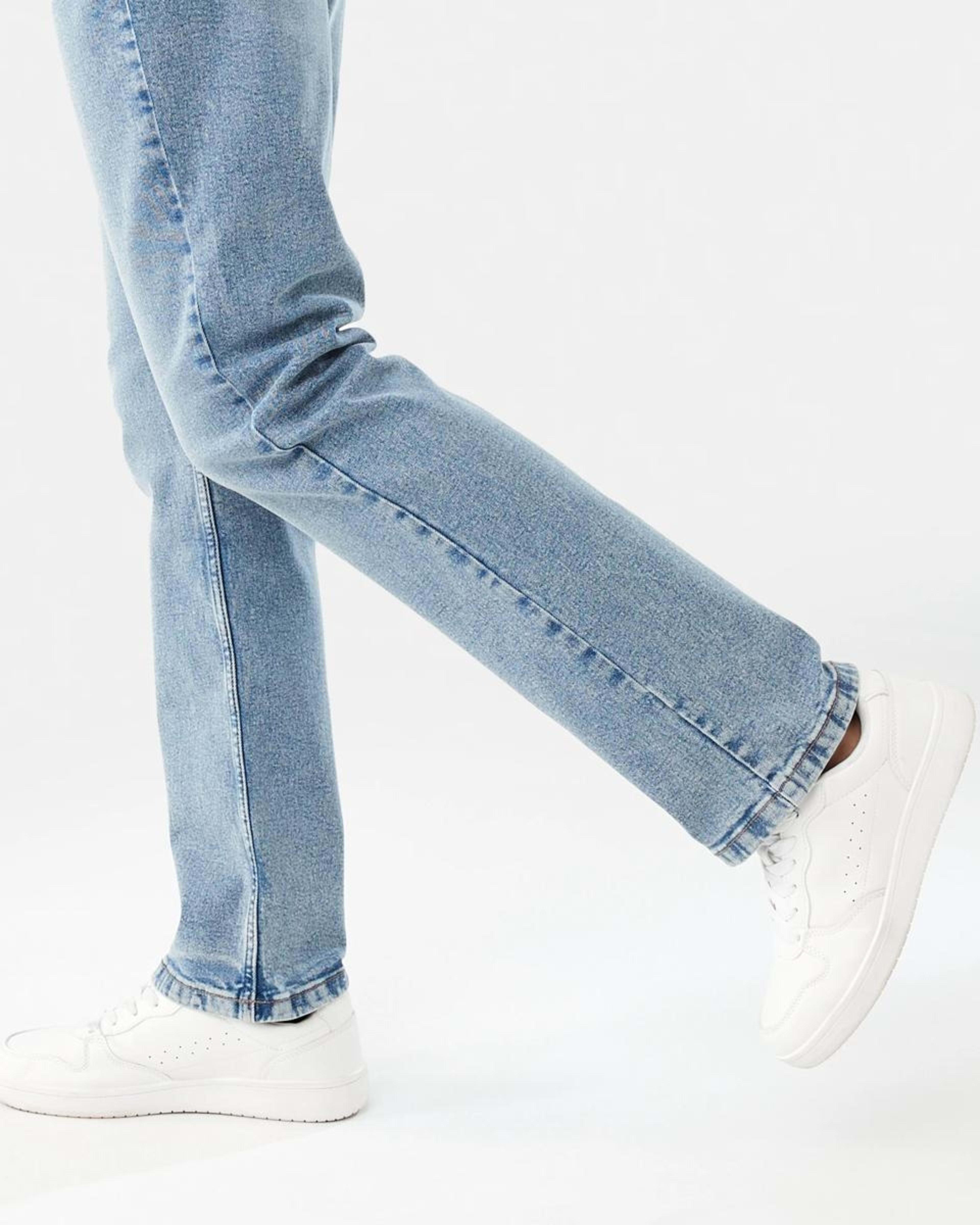 8 High Rise Straight Jeans MID WASH, 8 of 8