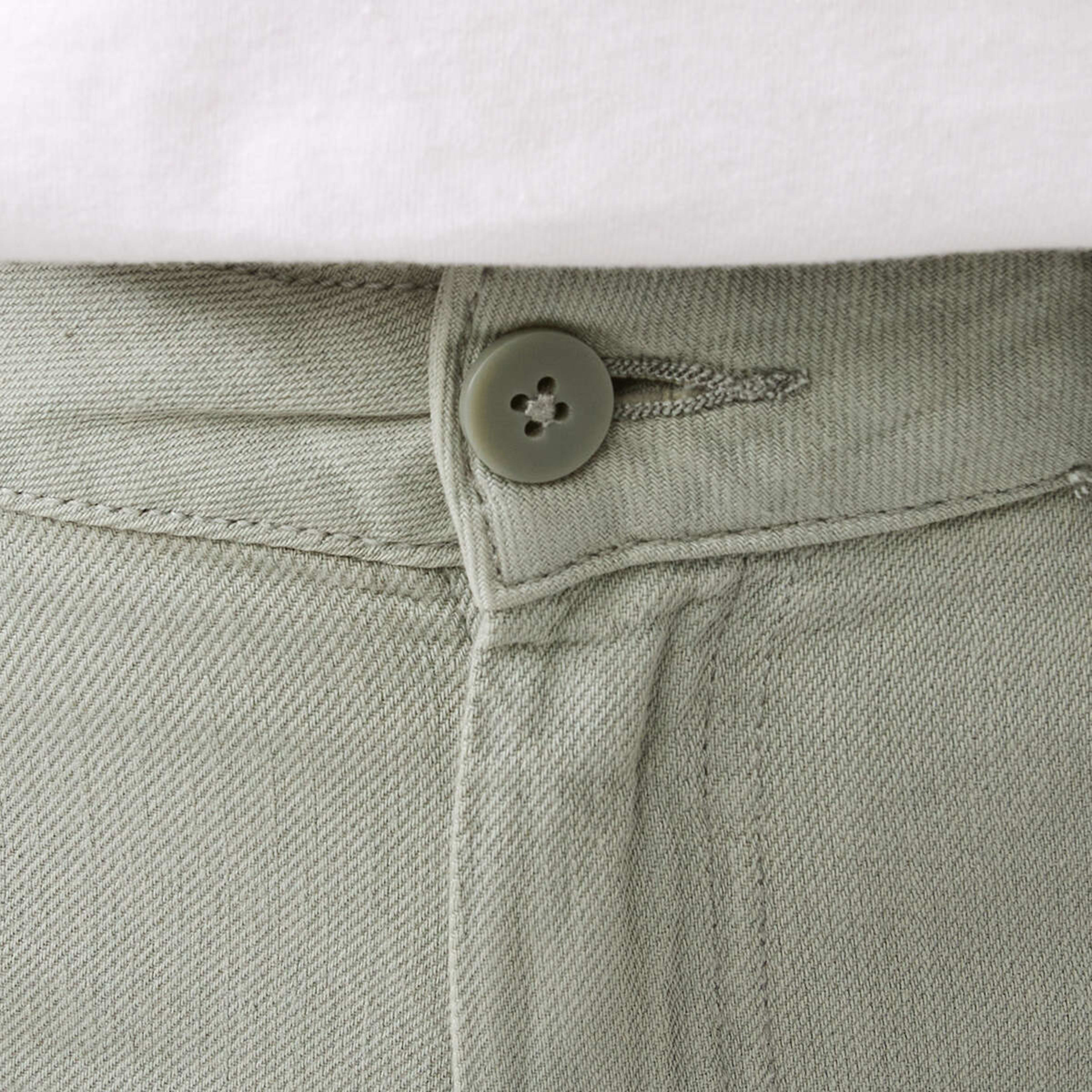 4 Lightweight Wide Leg Jeans Soft Khaki, 4 of 5