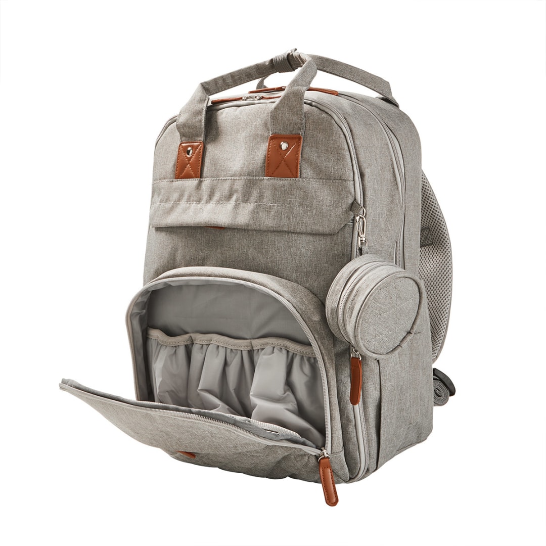 Nappy Backpack Set Grey Kmart
