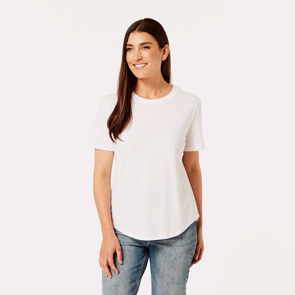 Short Sleeve Cotton Modal T shirt Kmart