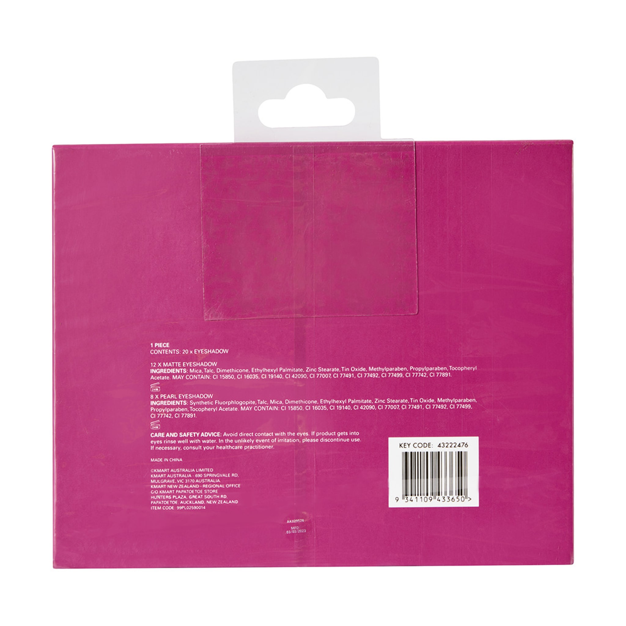 OXX Cosmetics 20 Shades Eyeshadow Palette In Bloom Kmart