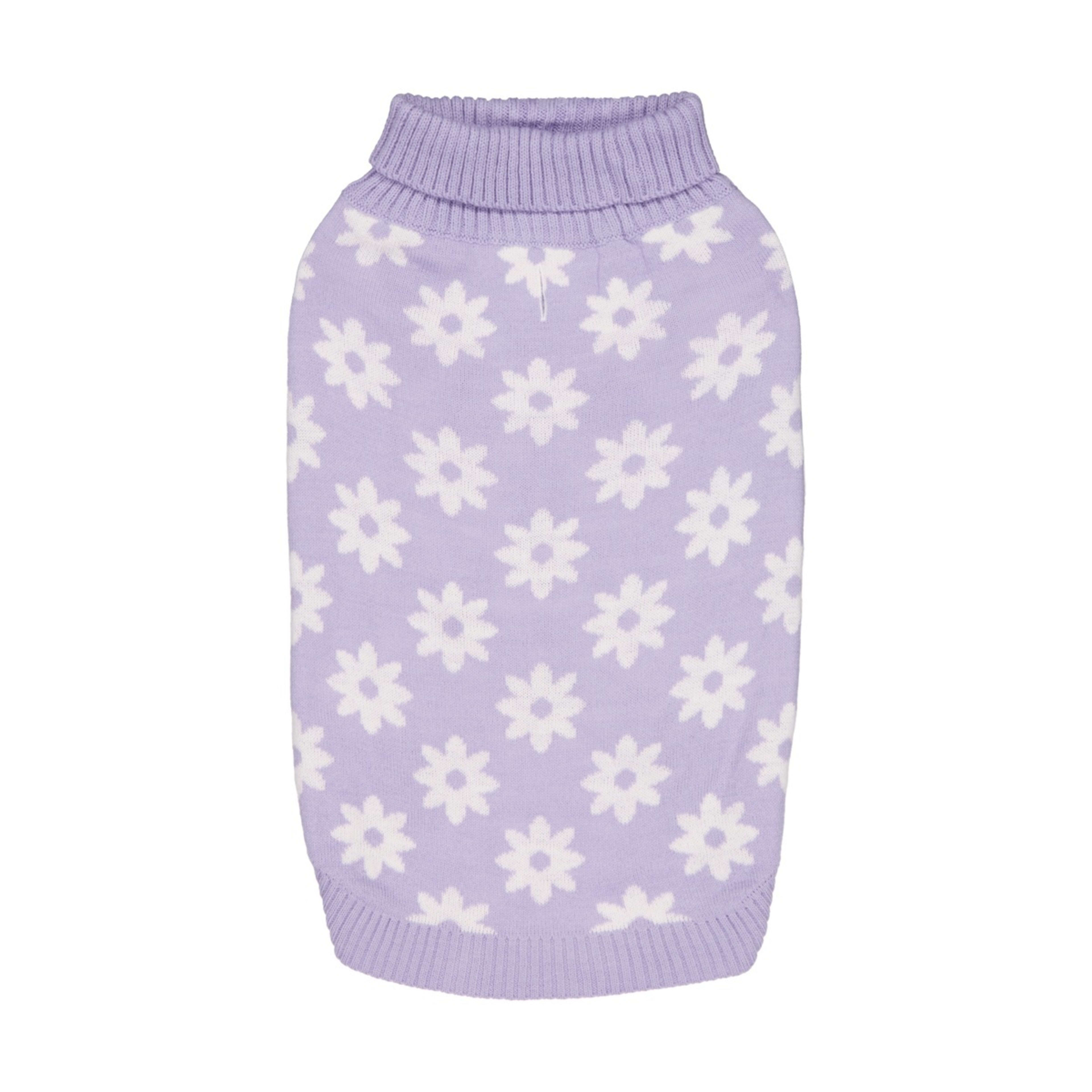5 Pet Daisy Knit Jumper - Large, Purple, 5 of 10