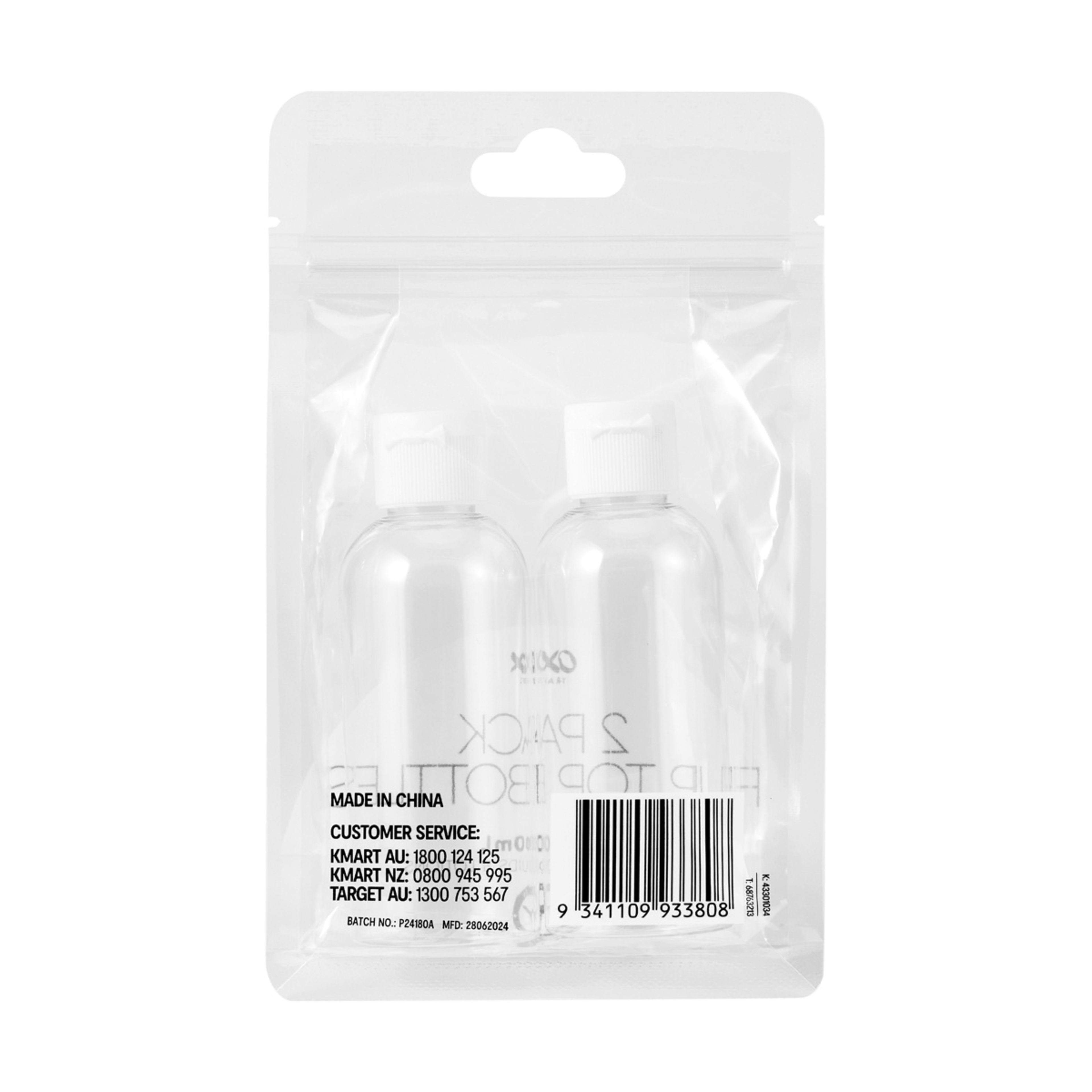 6 2 Pack Travel Solutions Flip Top Bottles, 6 of 9