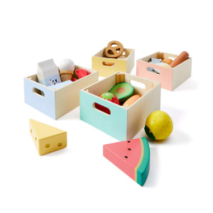 24 Piece Wooden Food Groups Multipack - Kmart