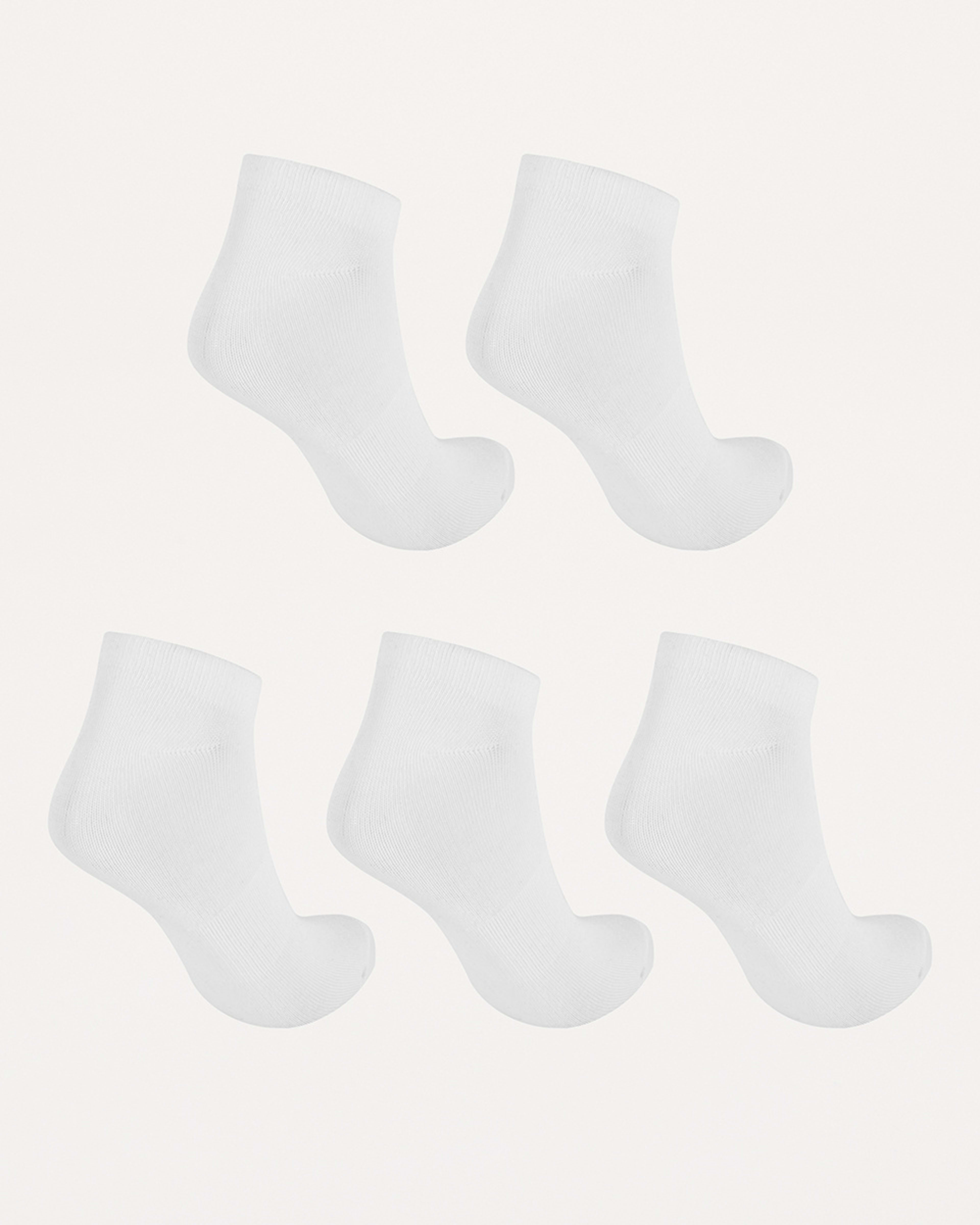 2 5 Pack Active Low Cut Socks White, 2 of 3
