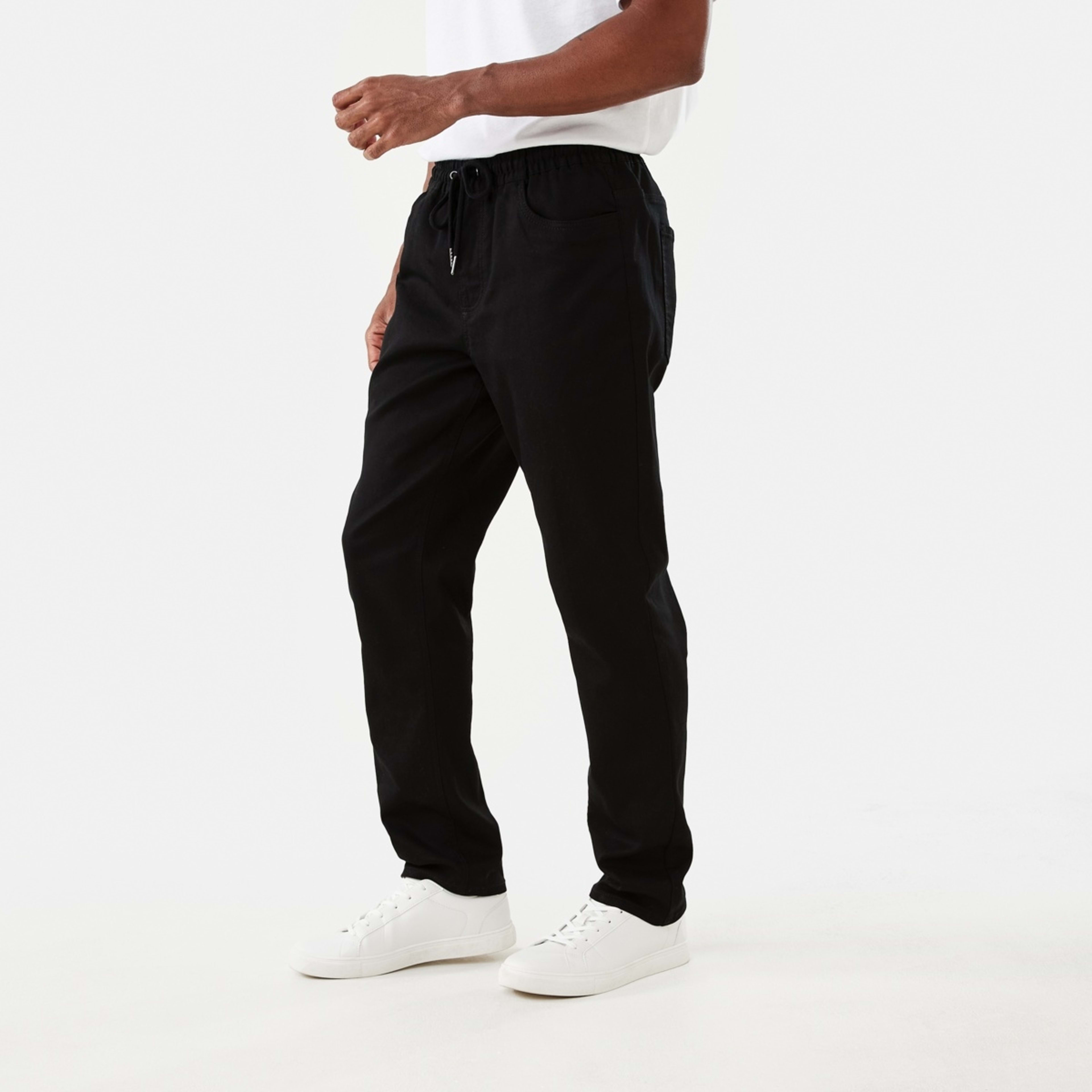 2 Knit Jogger Pants Black, 2 of 7