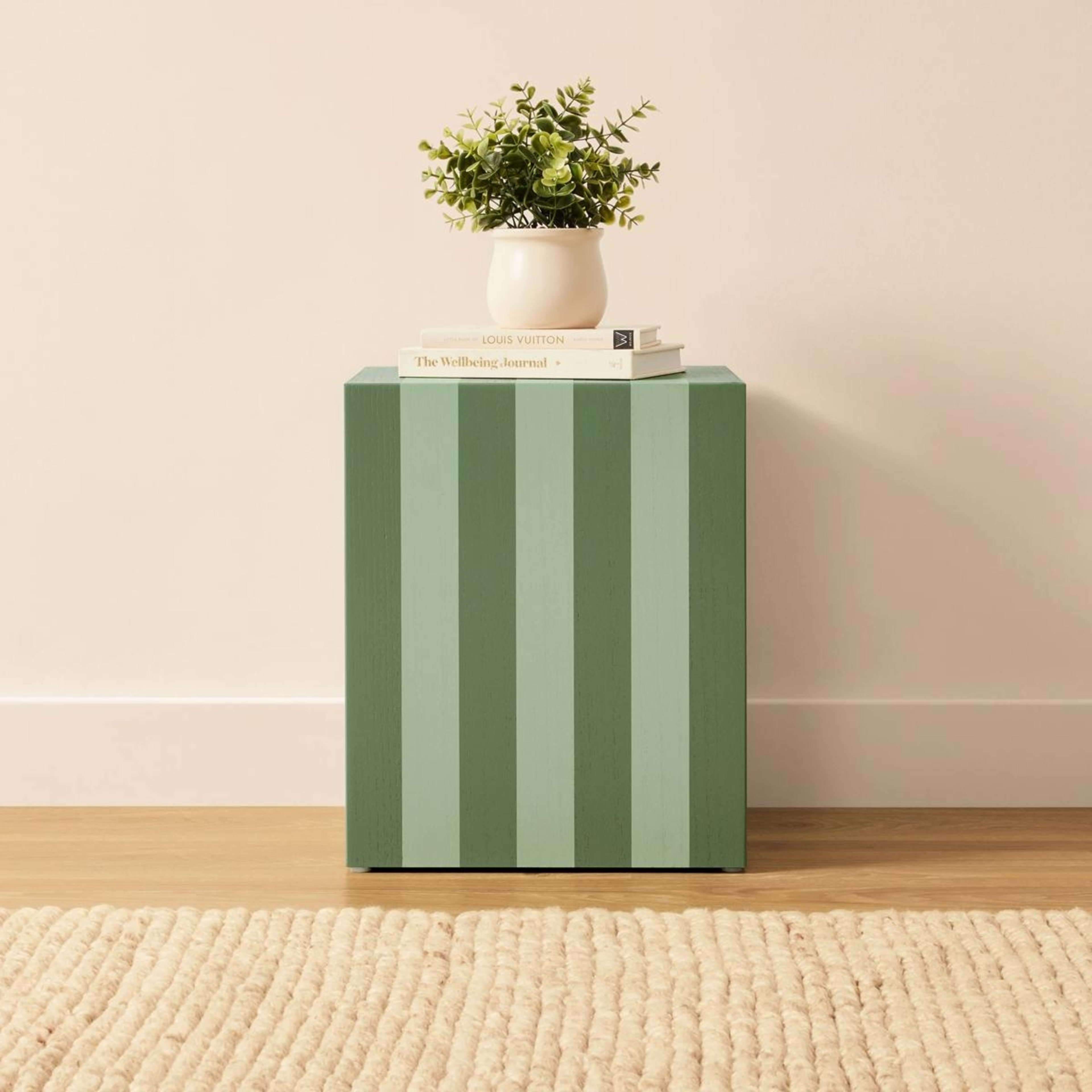 1 Stripe Cube Side Table, 1 of 5