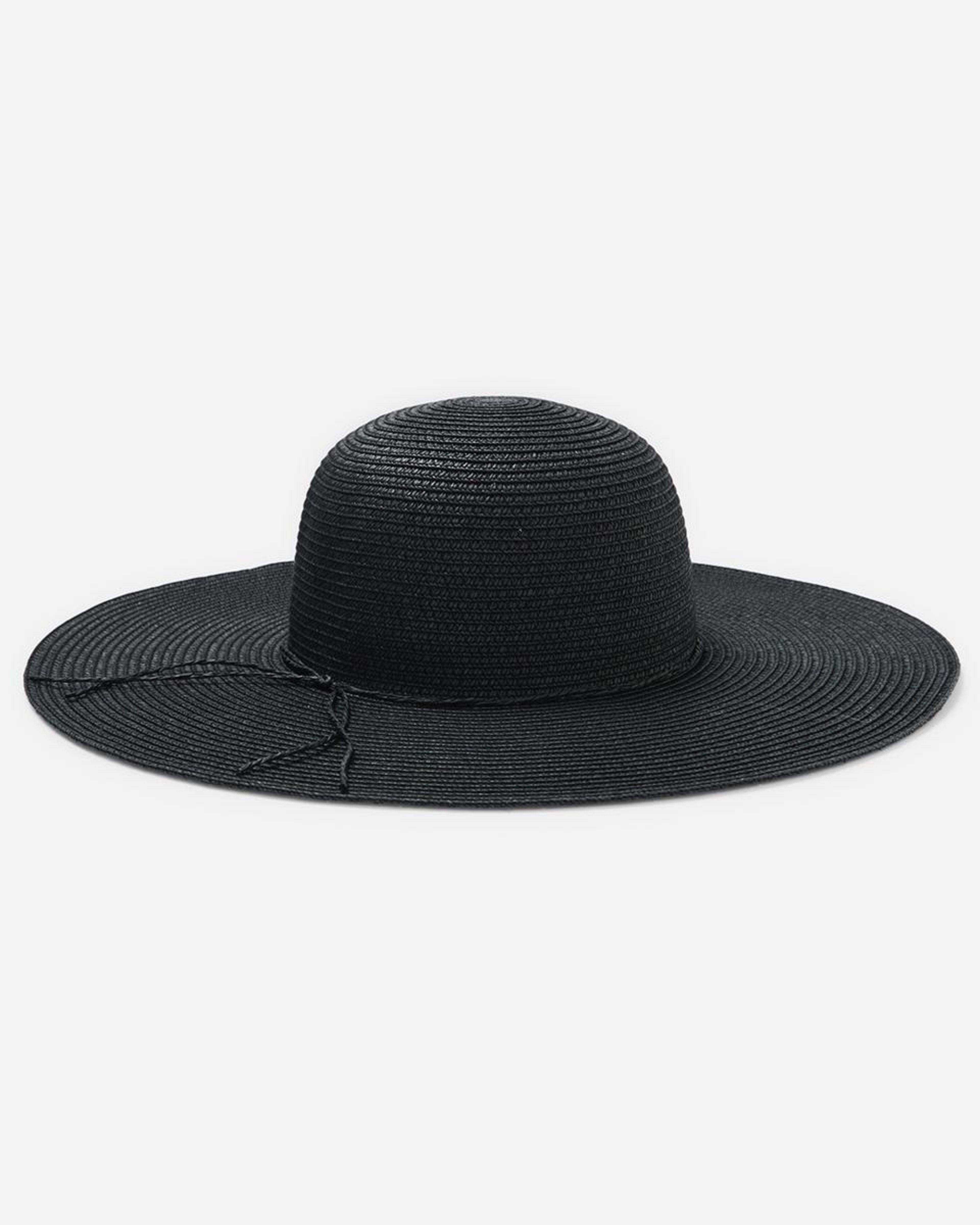 1 Basic Wide Brim Hat Black, 1 of 5