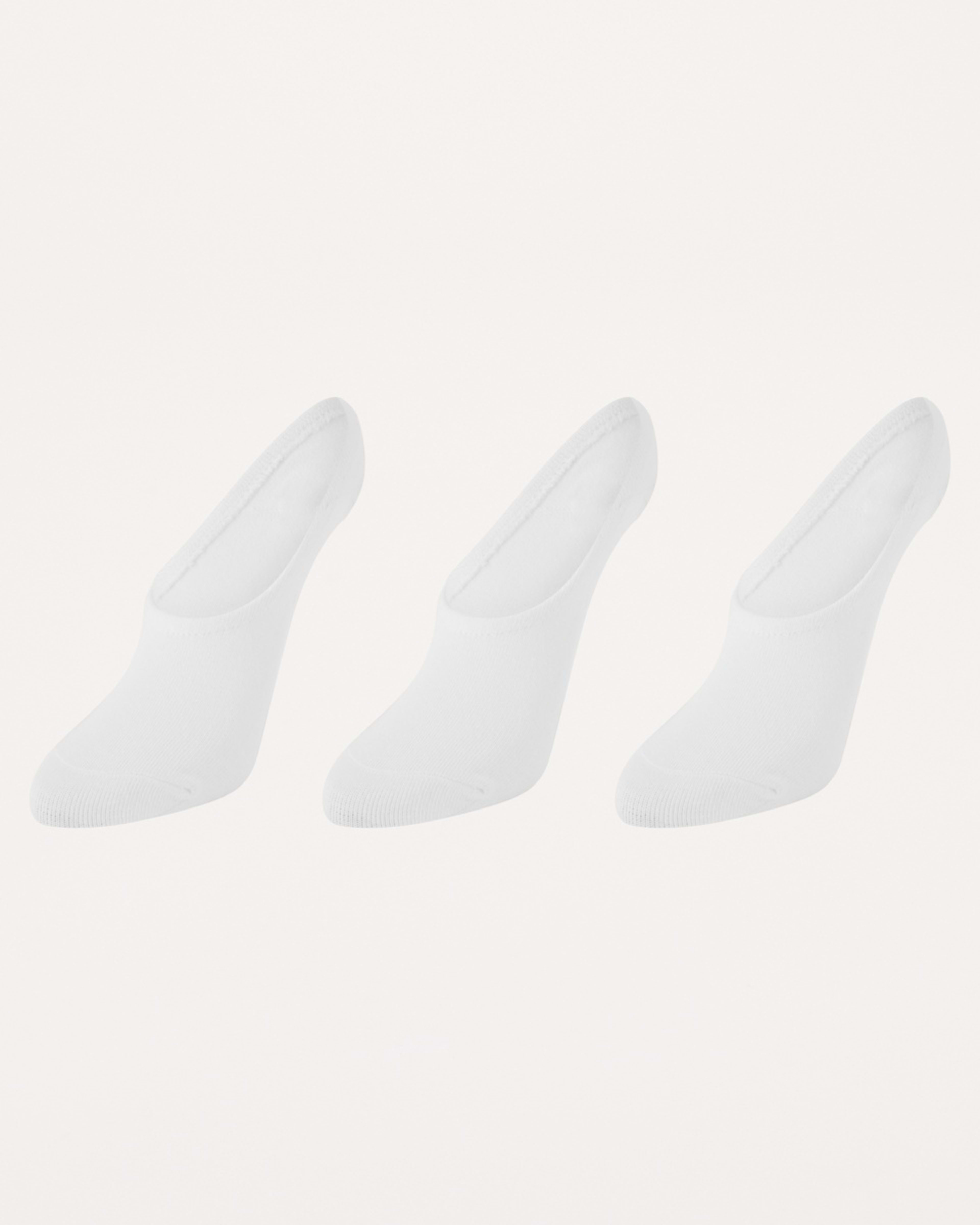 1 3 Pack No Show Socks WHITE