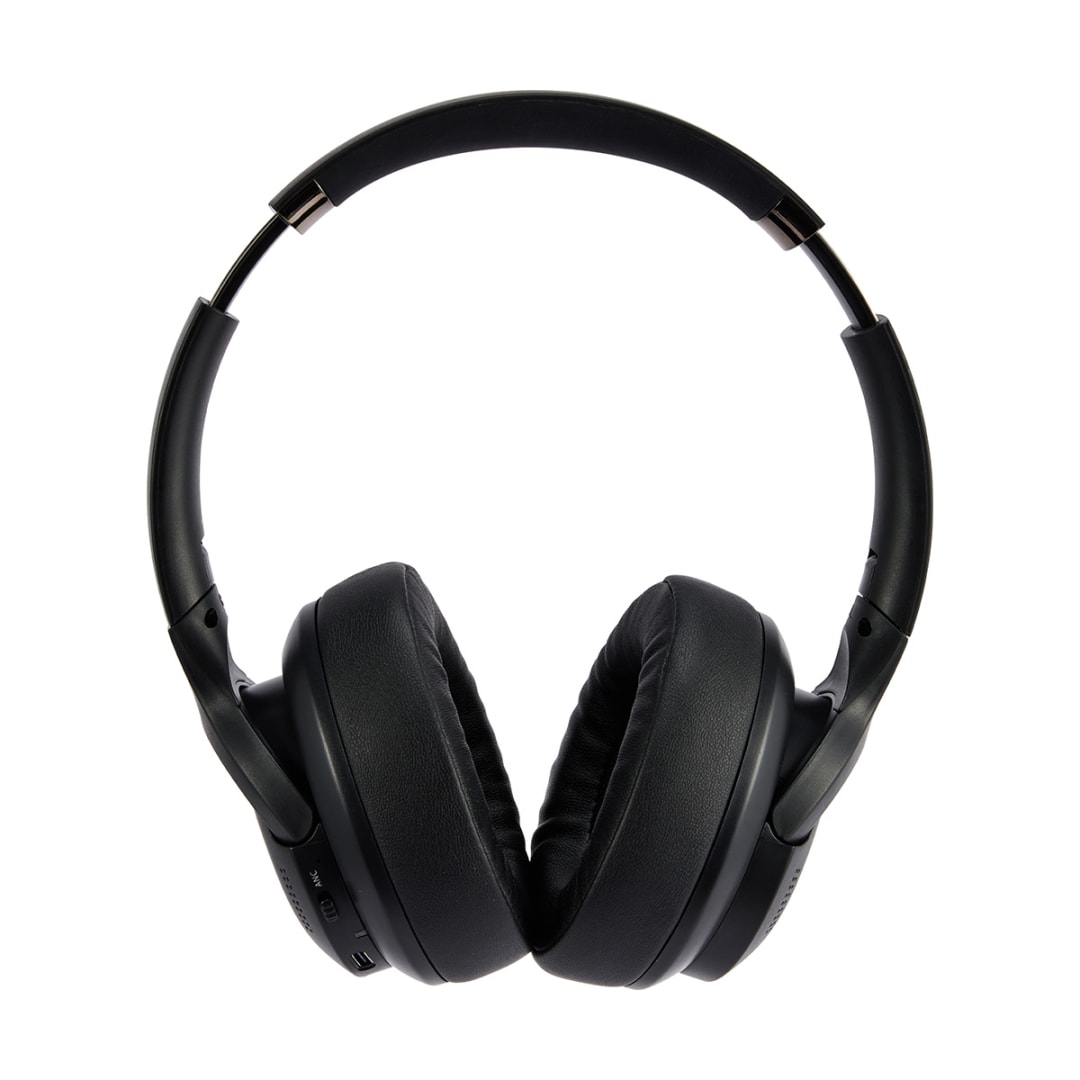 Bluetooth OverEar Noise Cancelling Headphones Black Kmart
