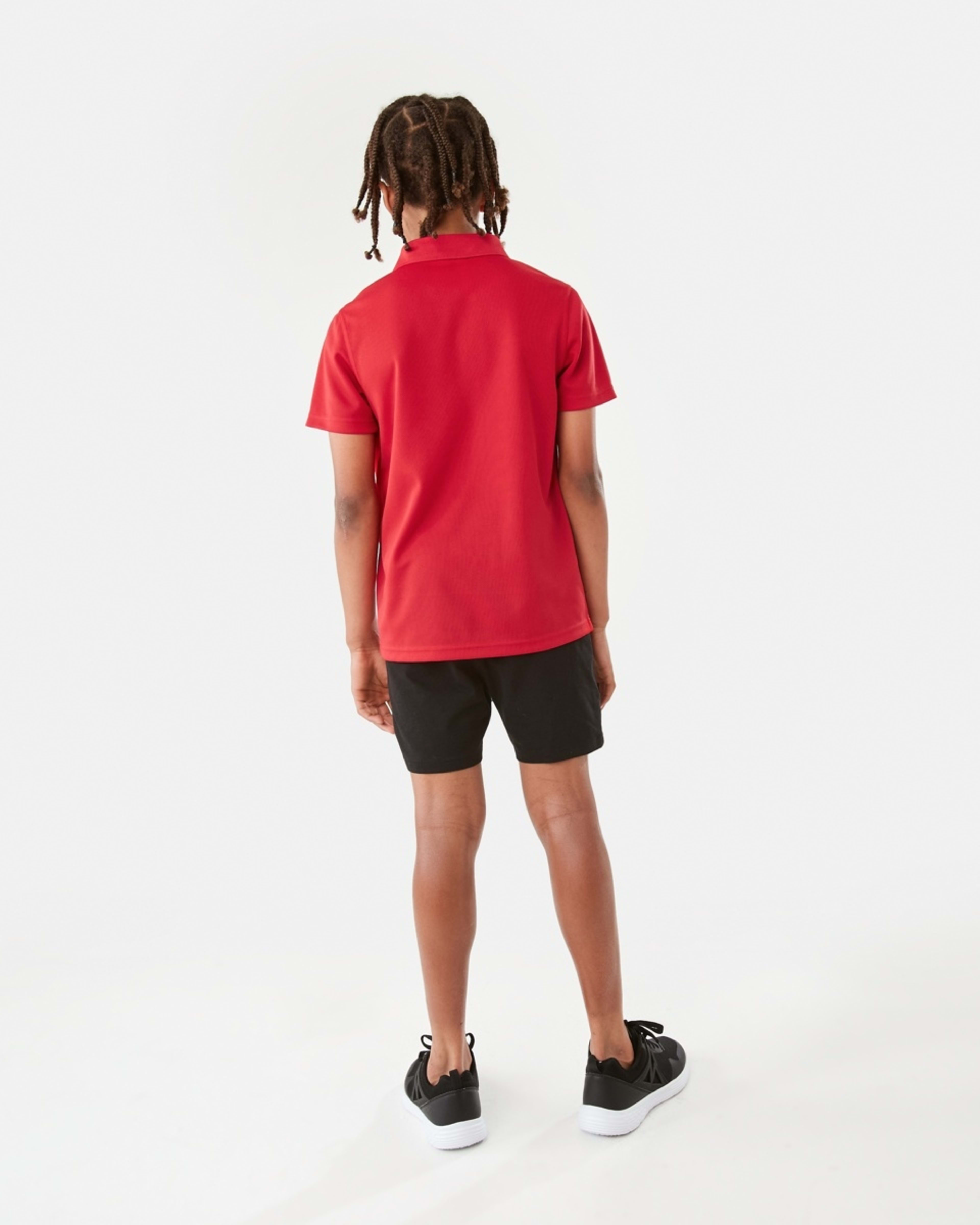 7 School Moisture Wicking Polo Red, 7 of 10