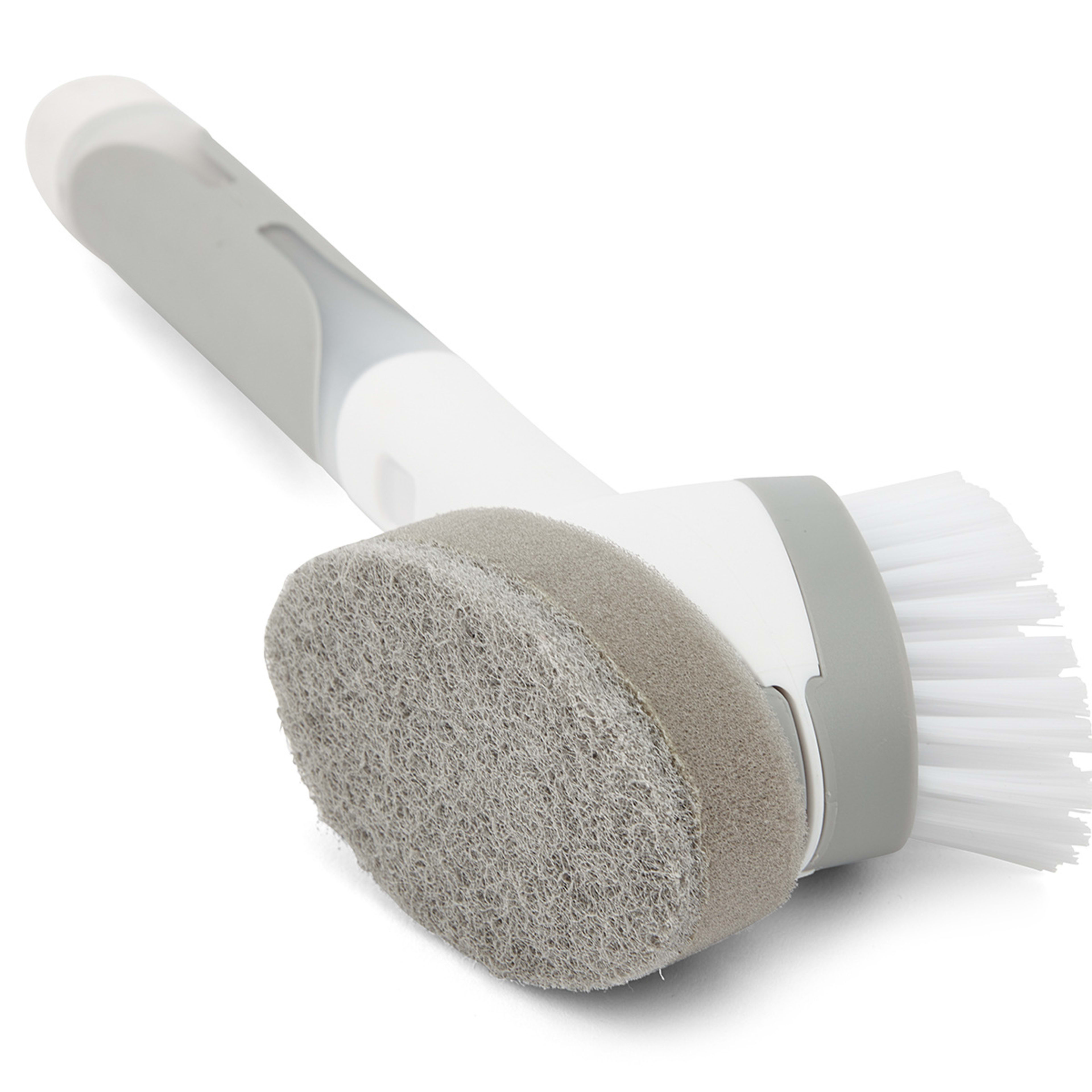 4 2-in-1 Dish Brush - White and Grey, 4 of 6