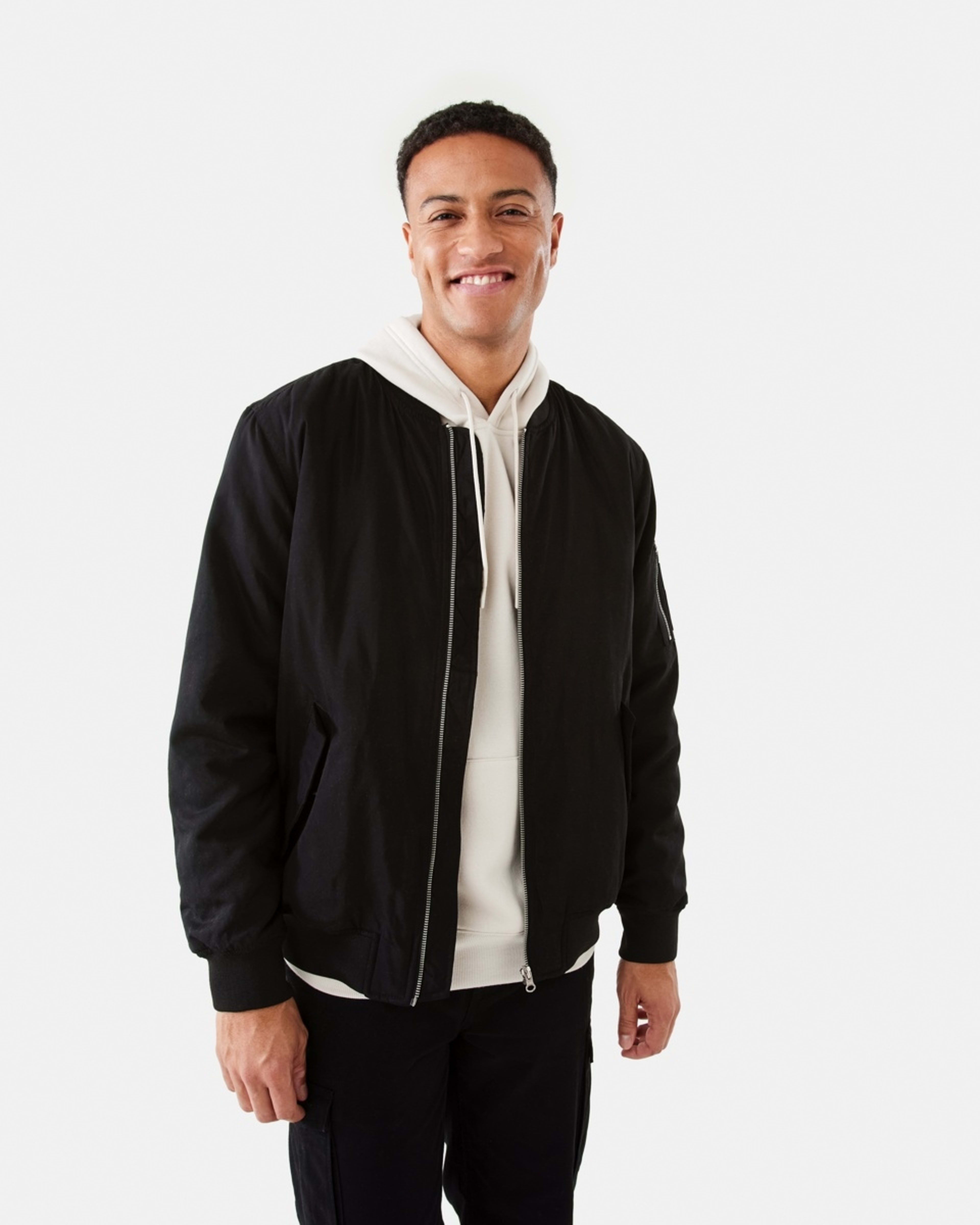 1 Bomber Jacket Black