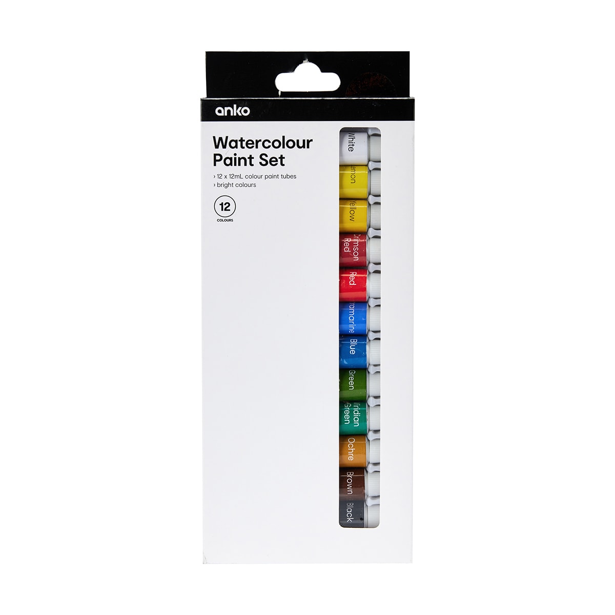 12 Pack Watercolour Paint Set Kmart