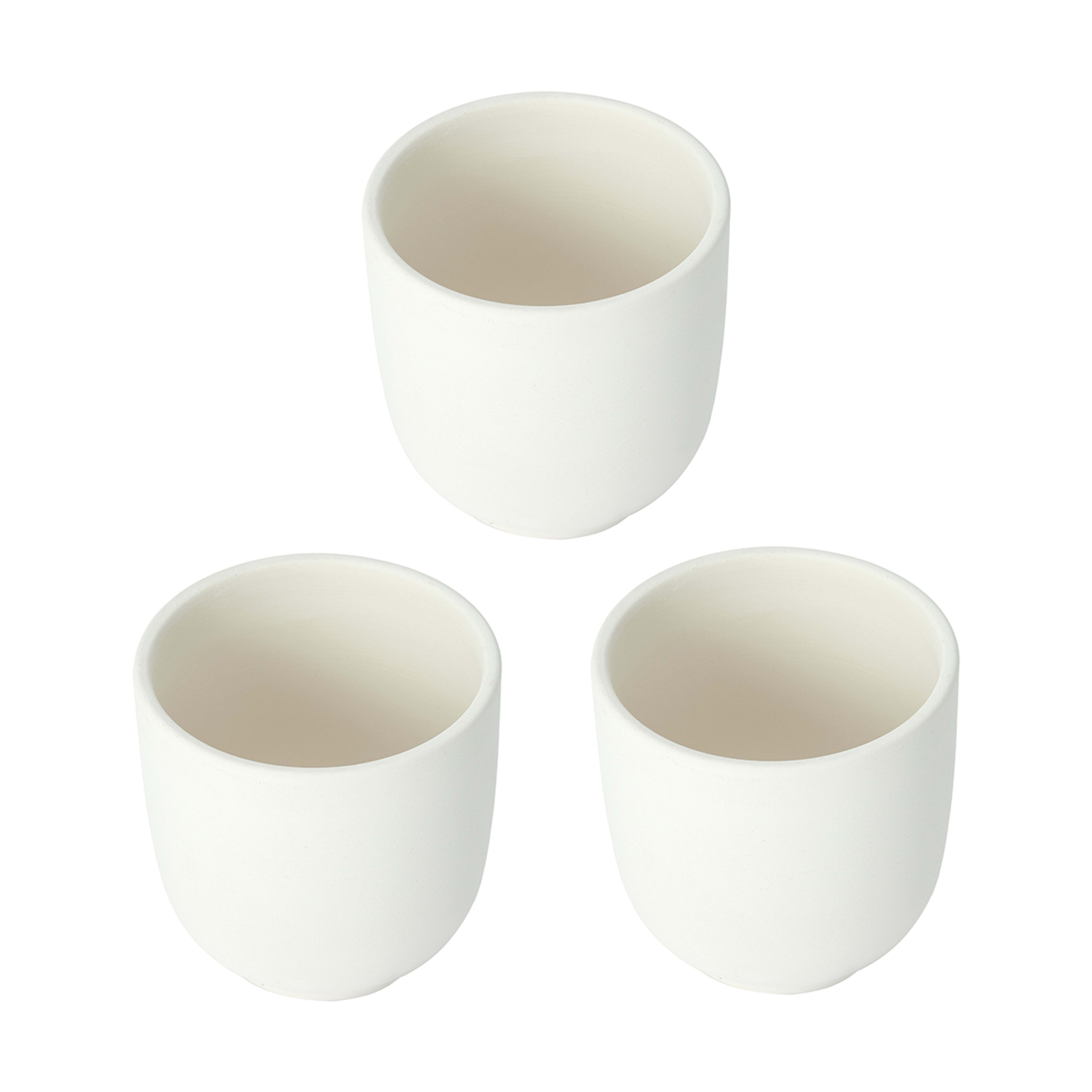 3 Pack DIY Ceramic Pots Kmart