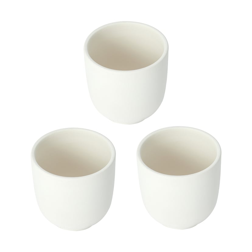3 Pack DIY Ceramic Pots Kmart