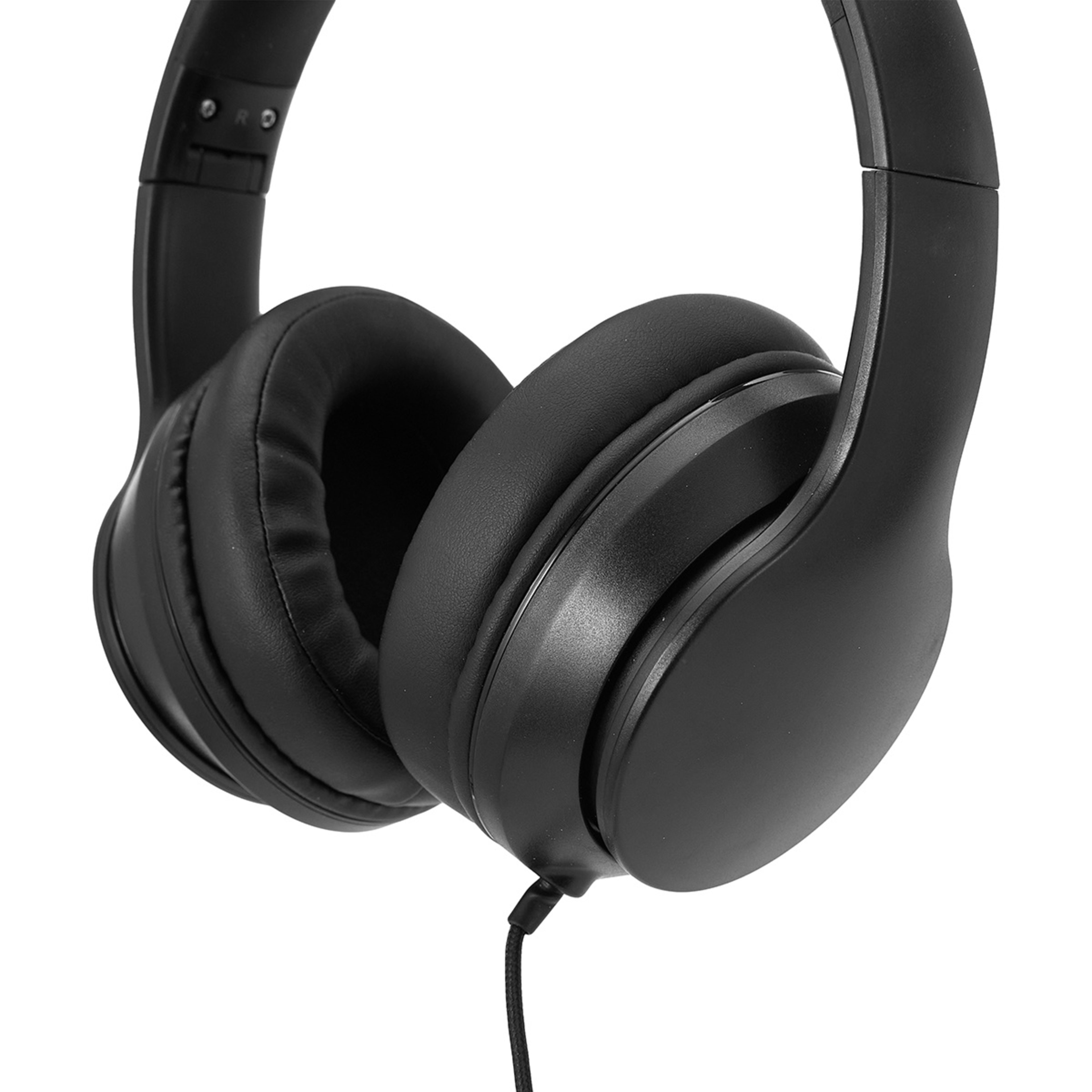 OverEar Wired Headphones Black Kmart