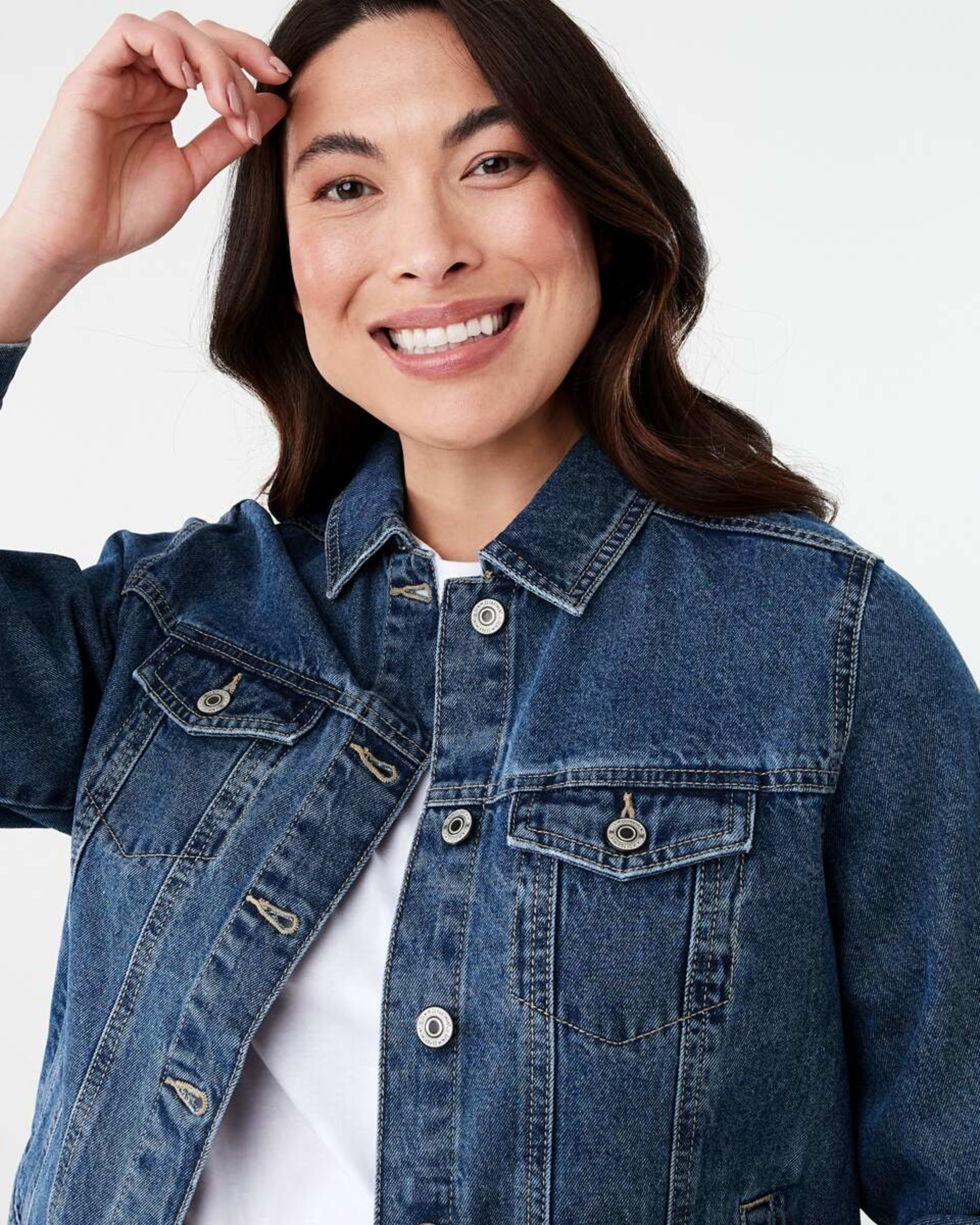 5 Denim Jacket Dark Wash, 5 of 7