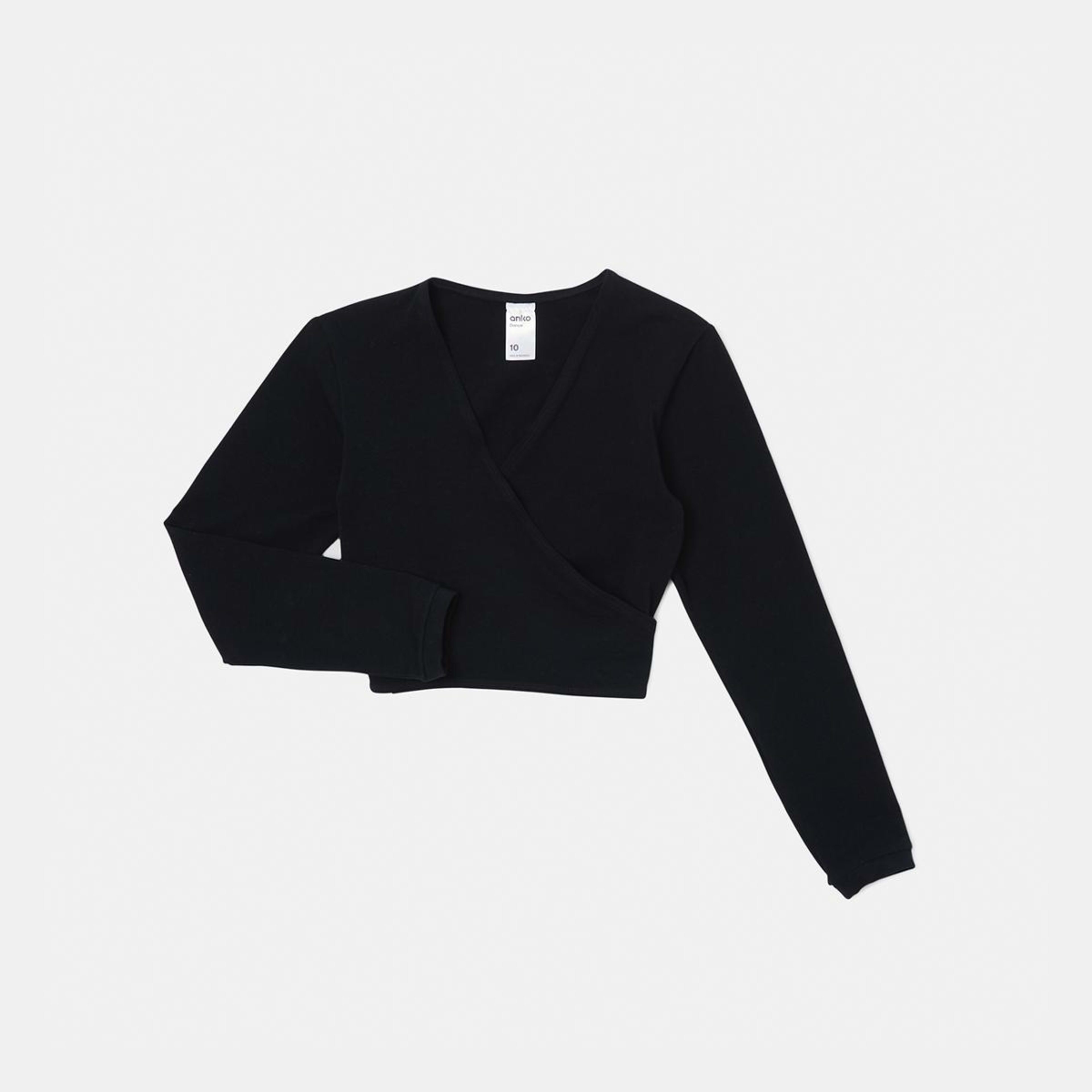 1 Dance Wrap Top Black, 1 of 7