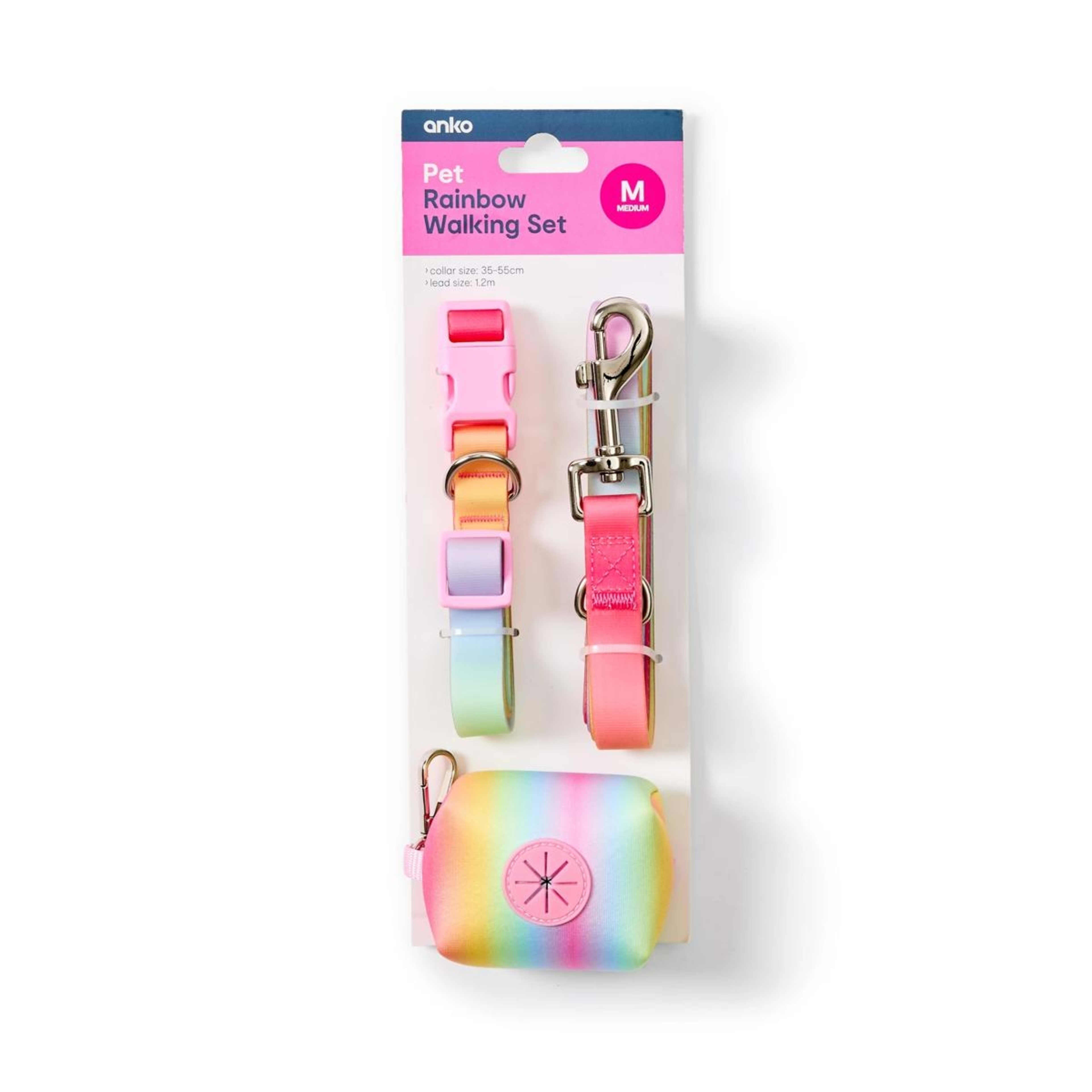 6 Pet Rainbow Walking Set - Medium, 6 of 6
