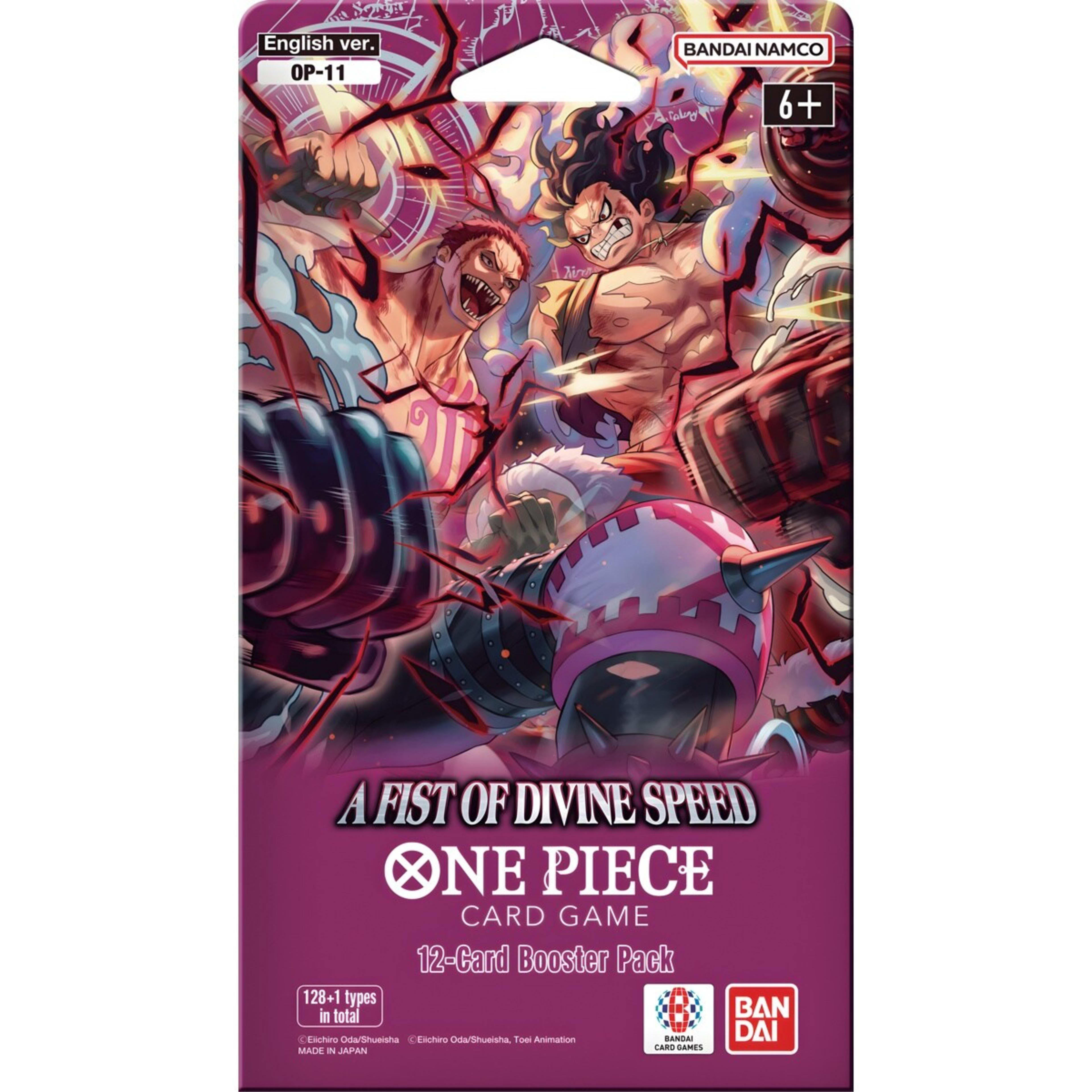 1 OP11 One Piece Trading Card Game: A Fist of Divine Speed Booster Pack