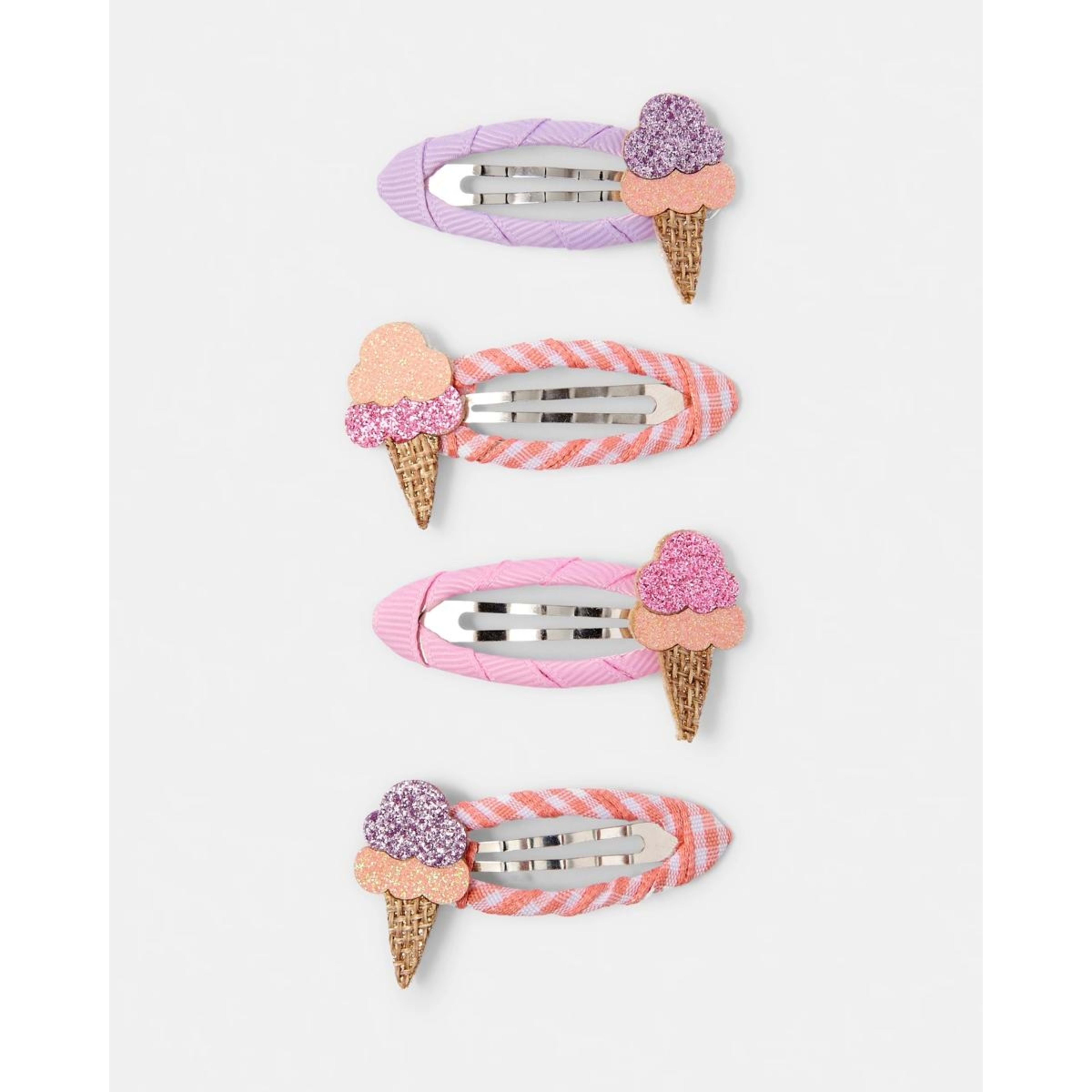 1 4 Pack Ice Cream Hair Clips, 1 of 3