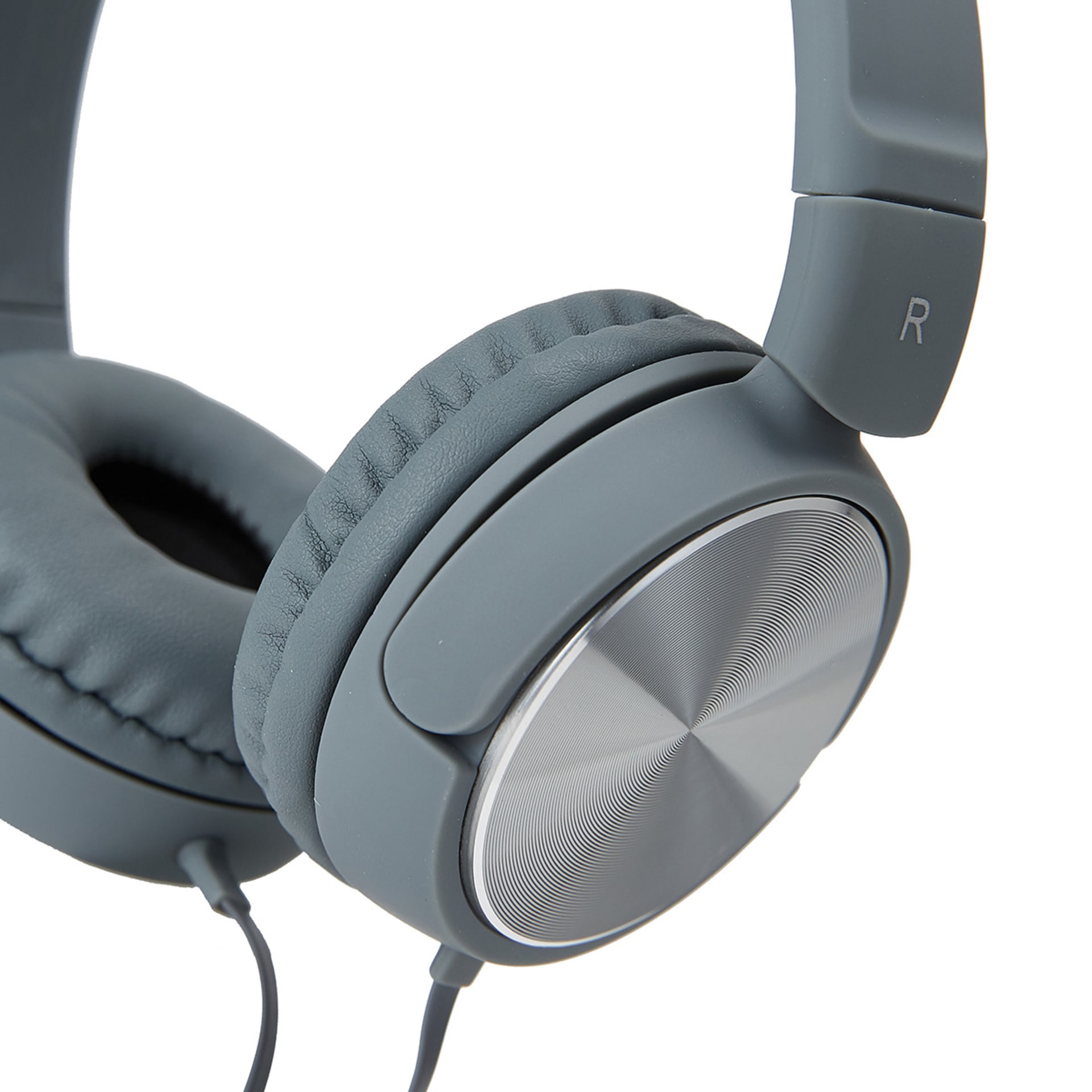 OnEar Wired Headphones Silver Look Kmart