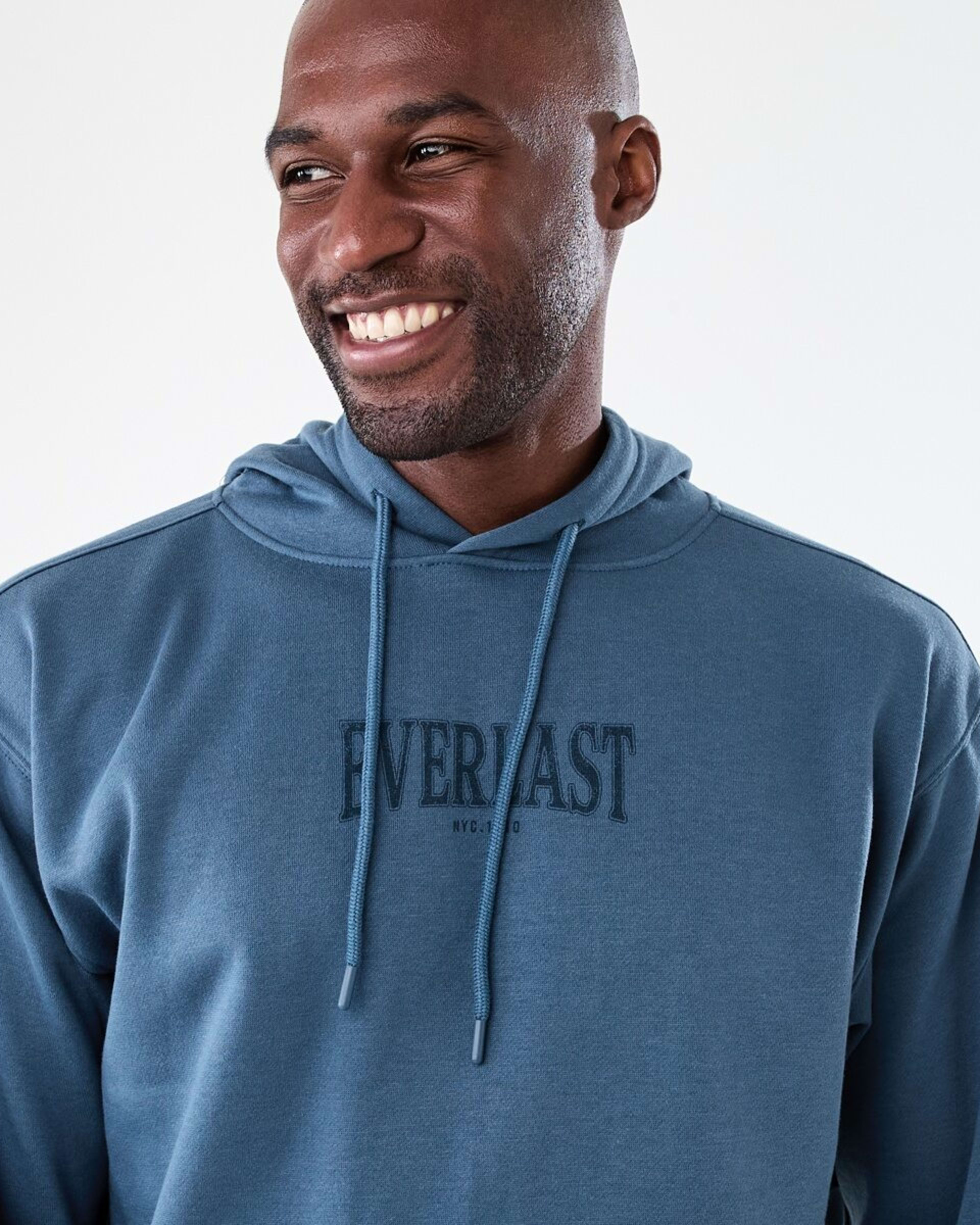 4 Everlast Mens Oversized Hoodie Denim, 4 of 9