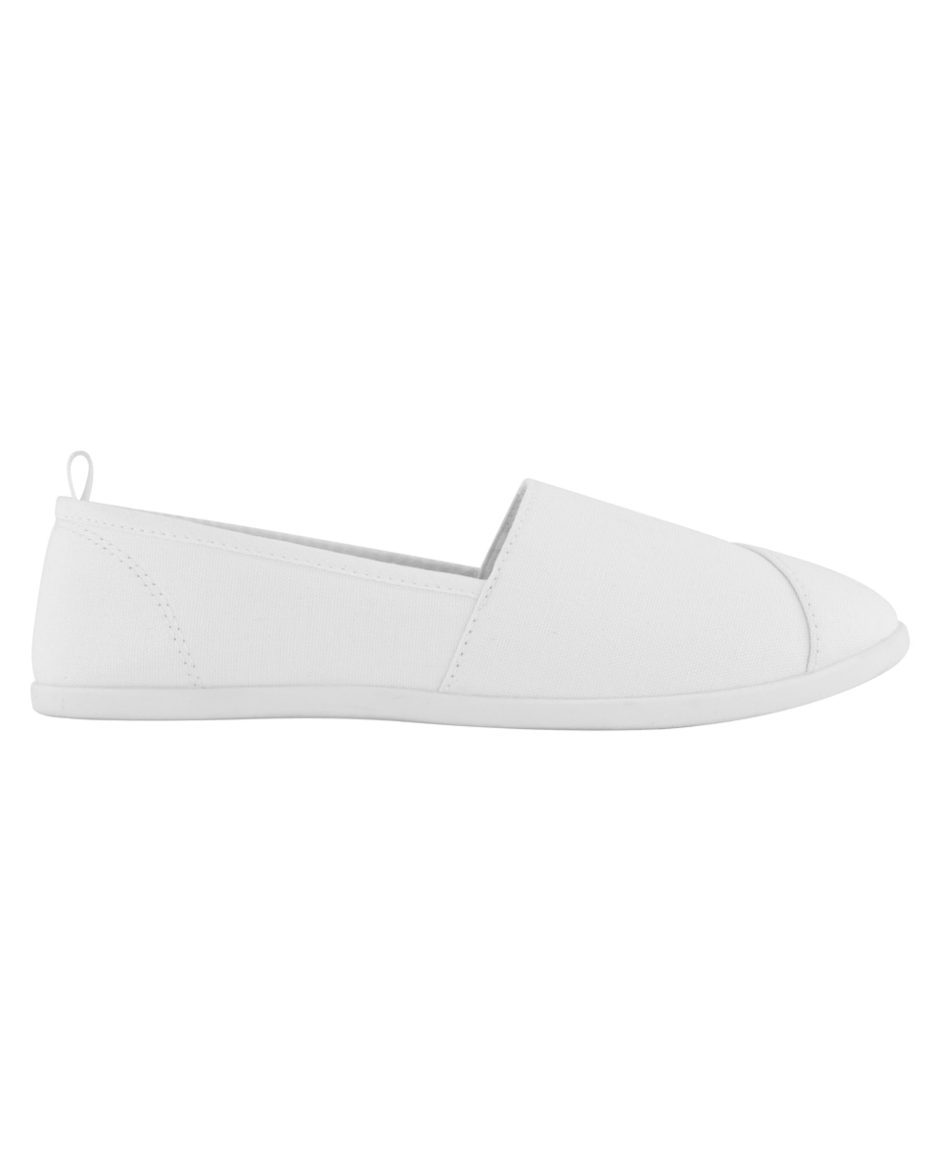 1 Canvas Slip On Sneakers WHITE, 1 of 5