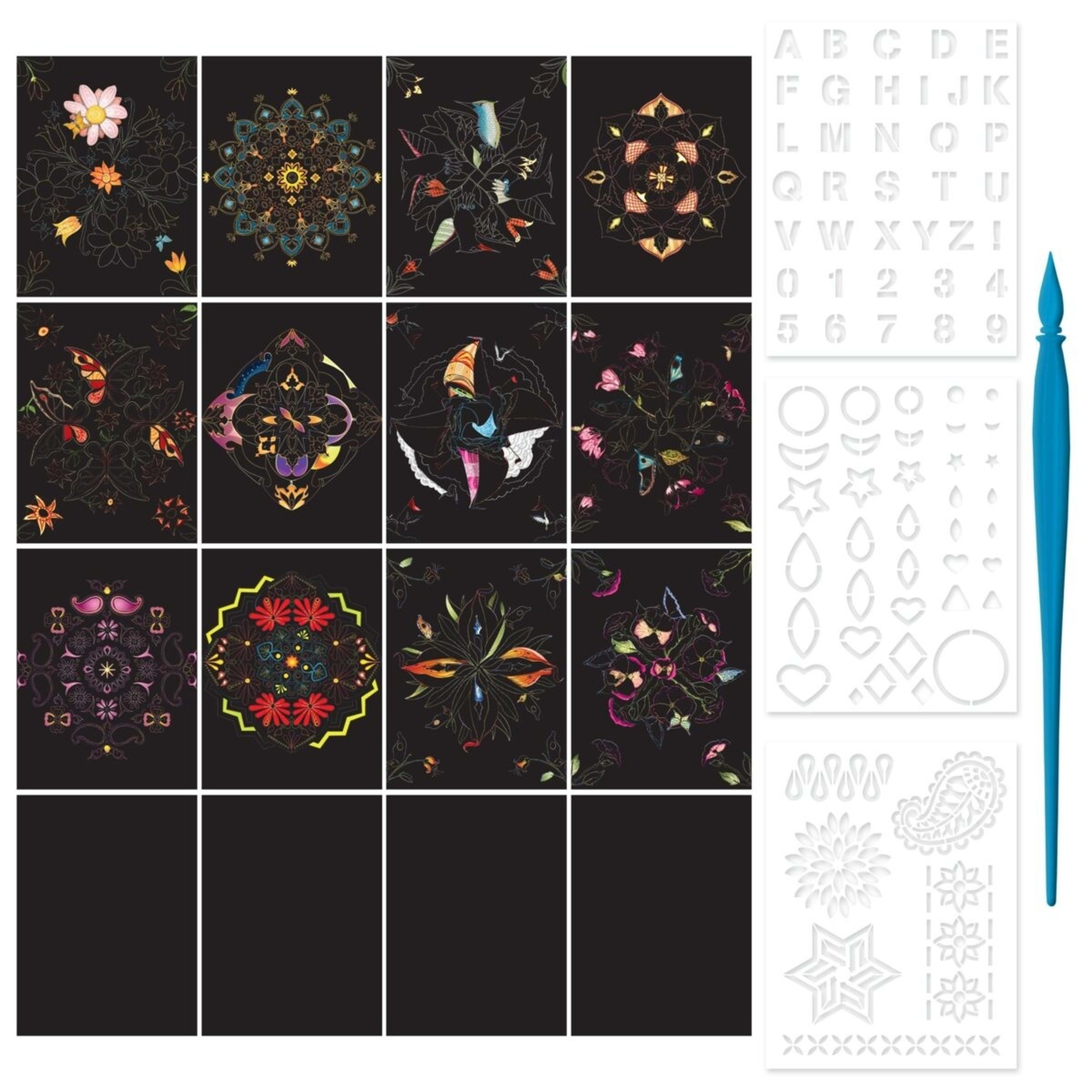 2 Kaleidoscope Etch Art: Magnificent Mandalas Kit - Book, 2 of 6