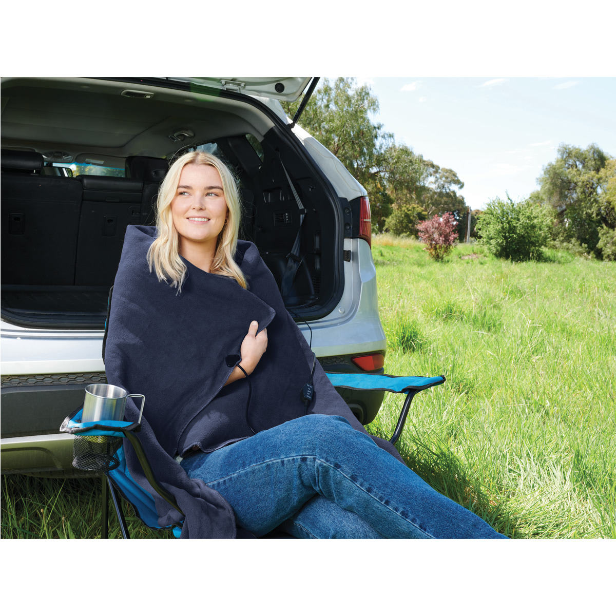 12V Heated Portable Travel Blanket Kmart