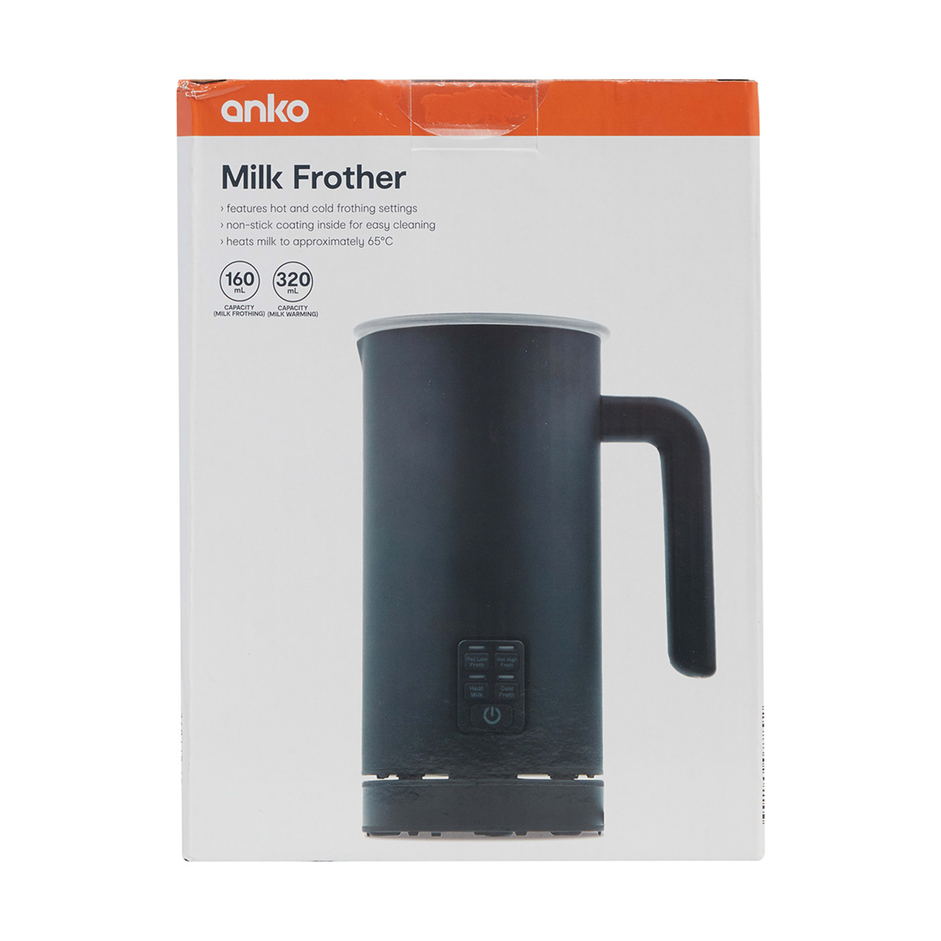 Milk Frother Black Kmart