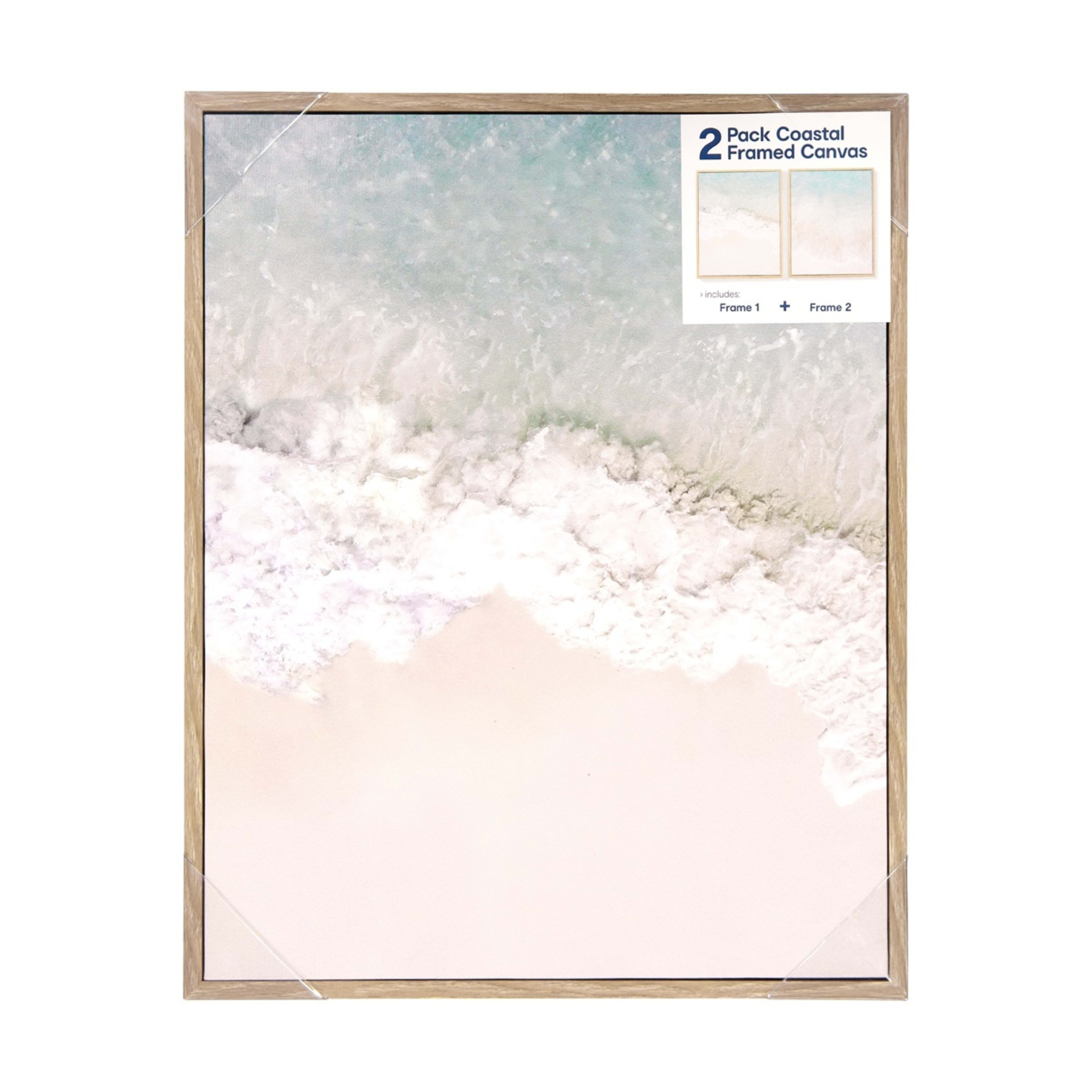 7 2 Pack Coastal Framed Canvas, 7 of 7