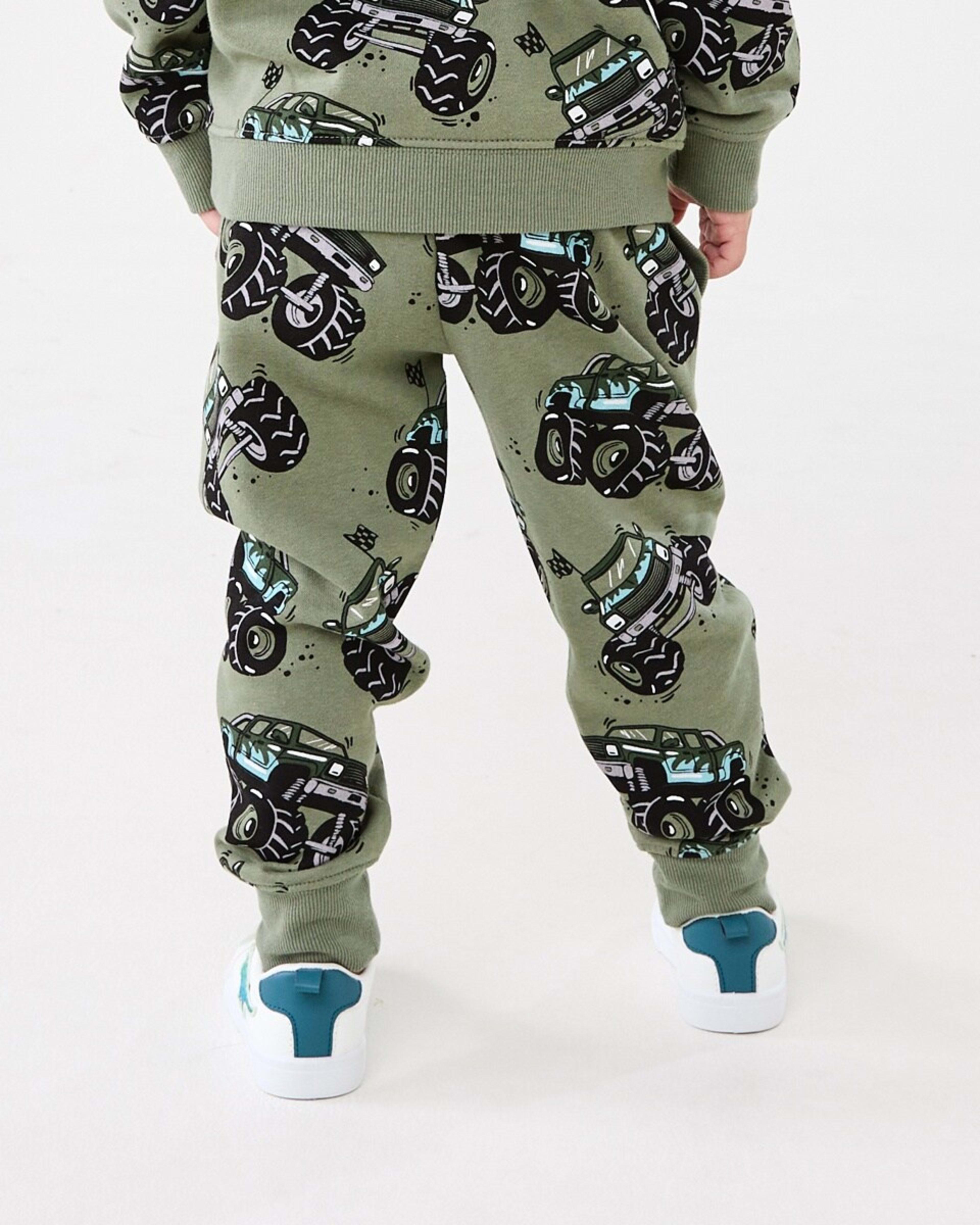 2 All Over Print Trackpants Gre Monste, 2 of 8
