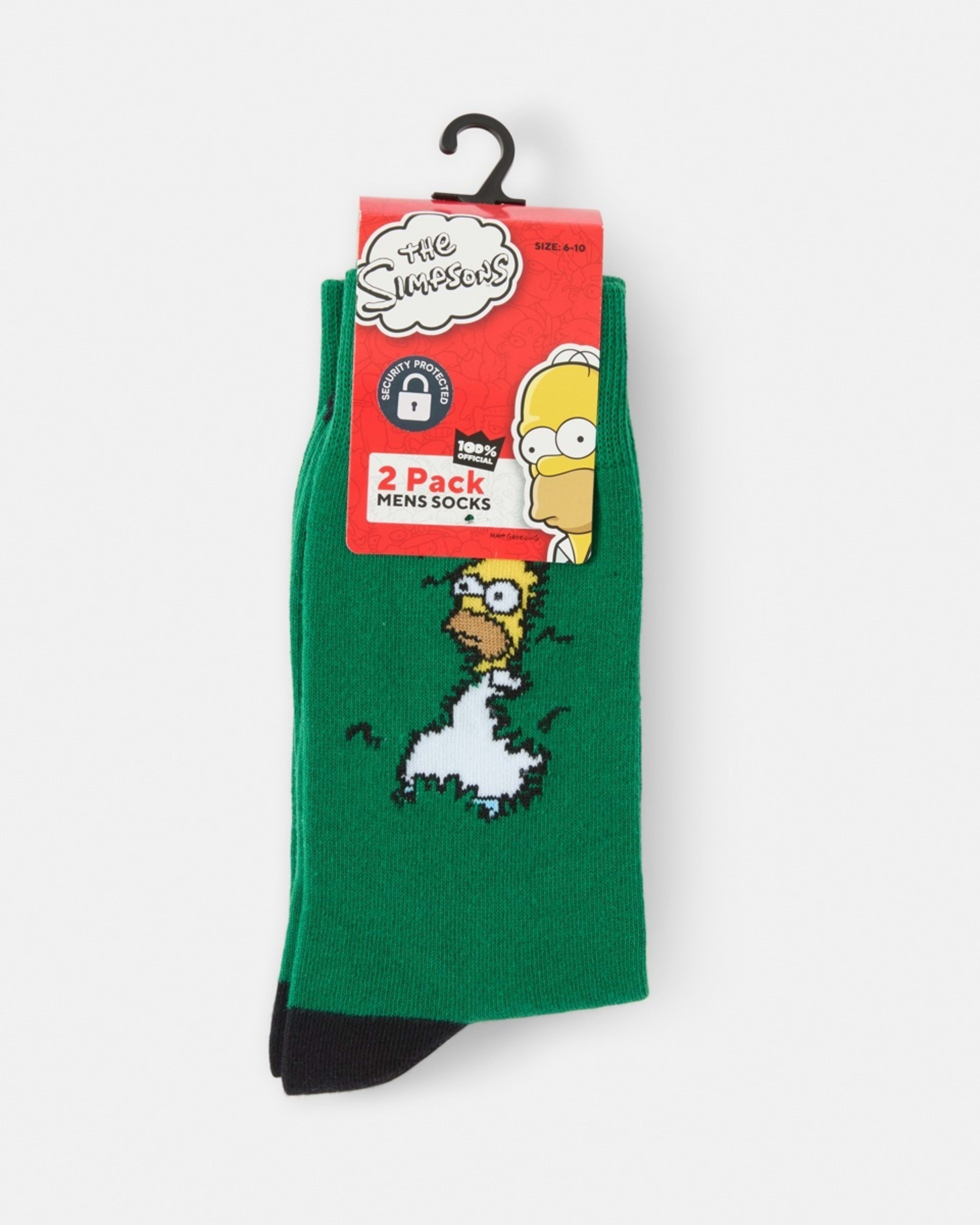 3 2 Pack Simpsons License Socks Homer Bush, 3 of 3