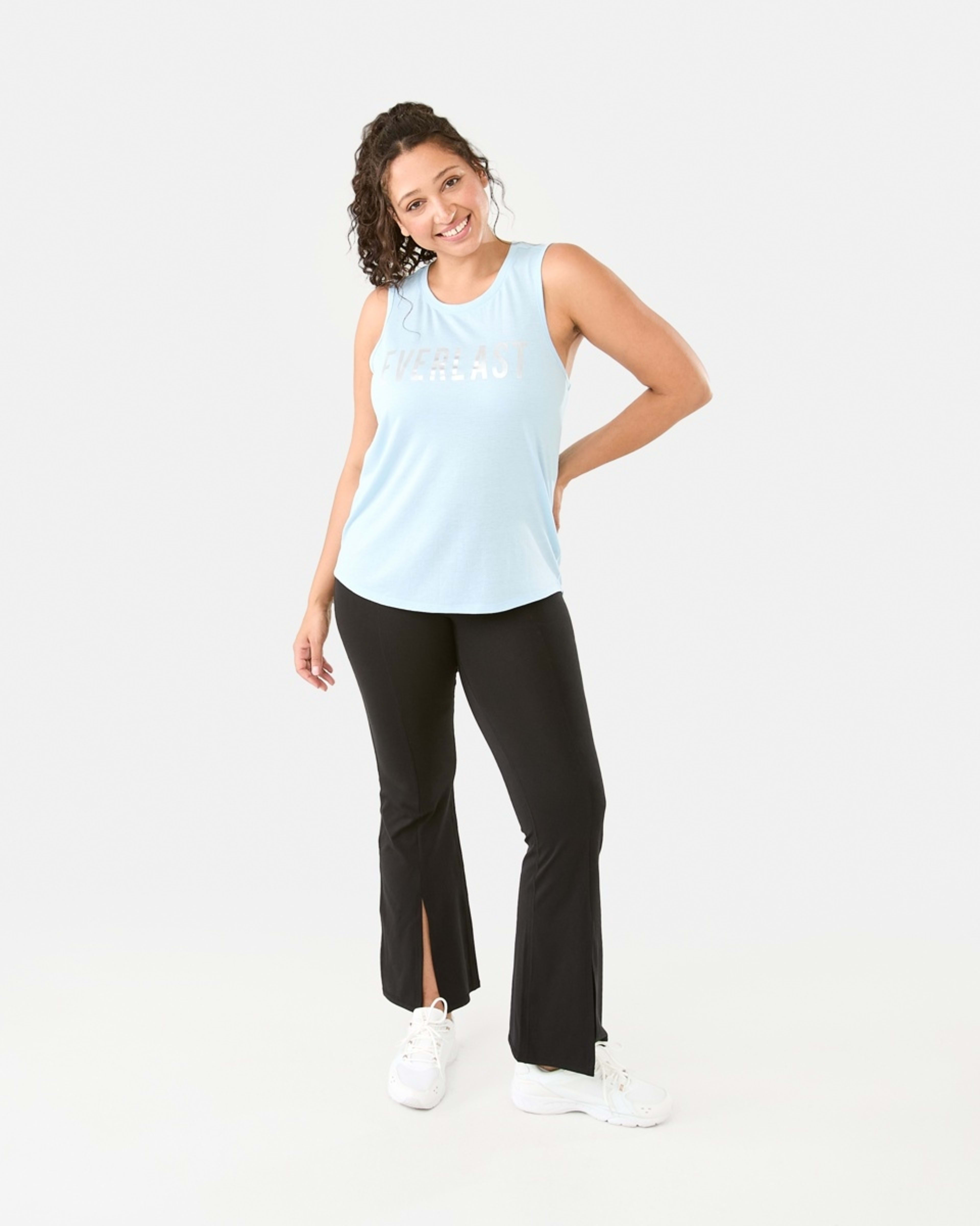 7 Everlast Womens Keyhole Tank EVERLAST POWDER BLUE, 7 of 7