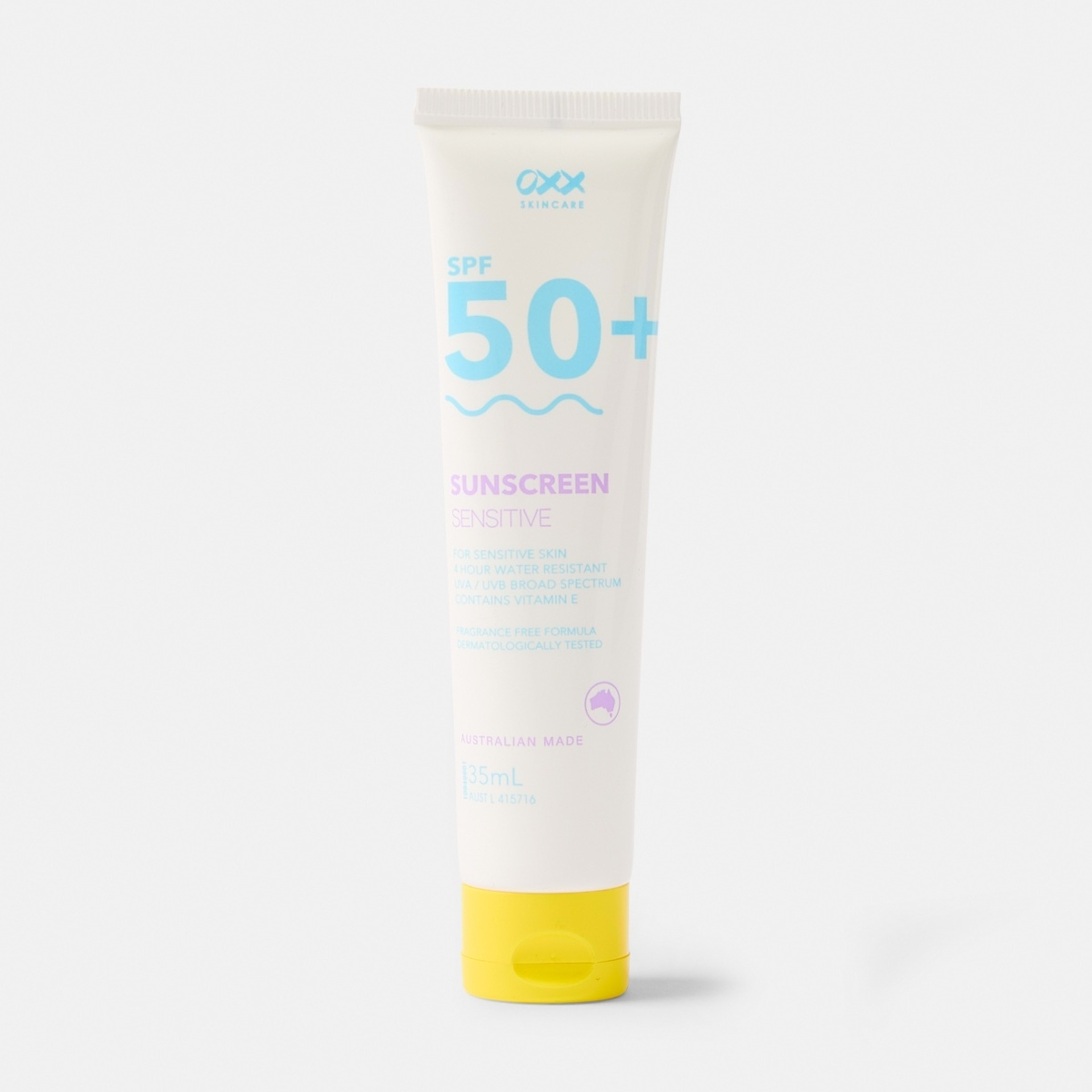 1 OXX Skincare SPF 50+ Sensitive Sunscreen 35ml - Vitamin E