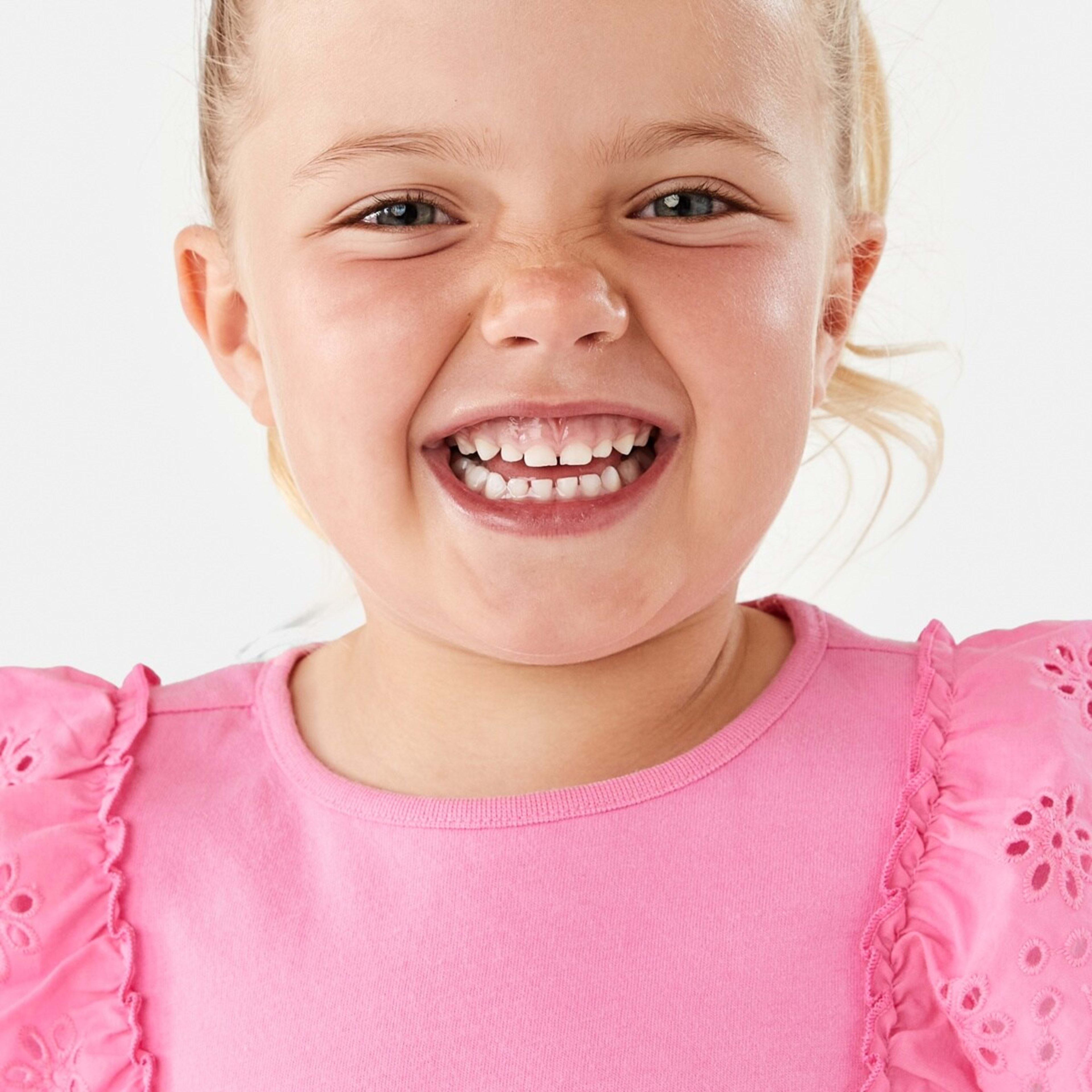 3 Broderie Trim Top Aurora Pink, 3 of 8