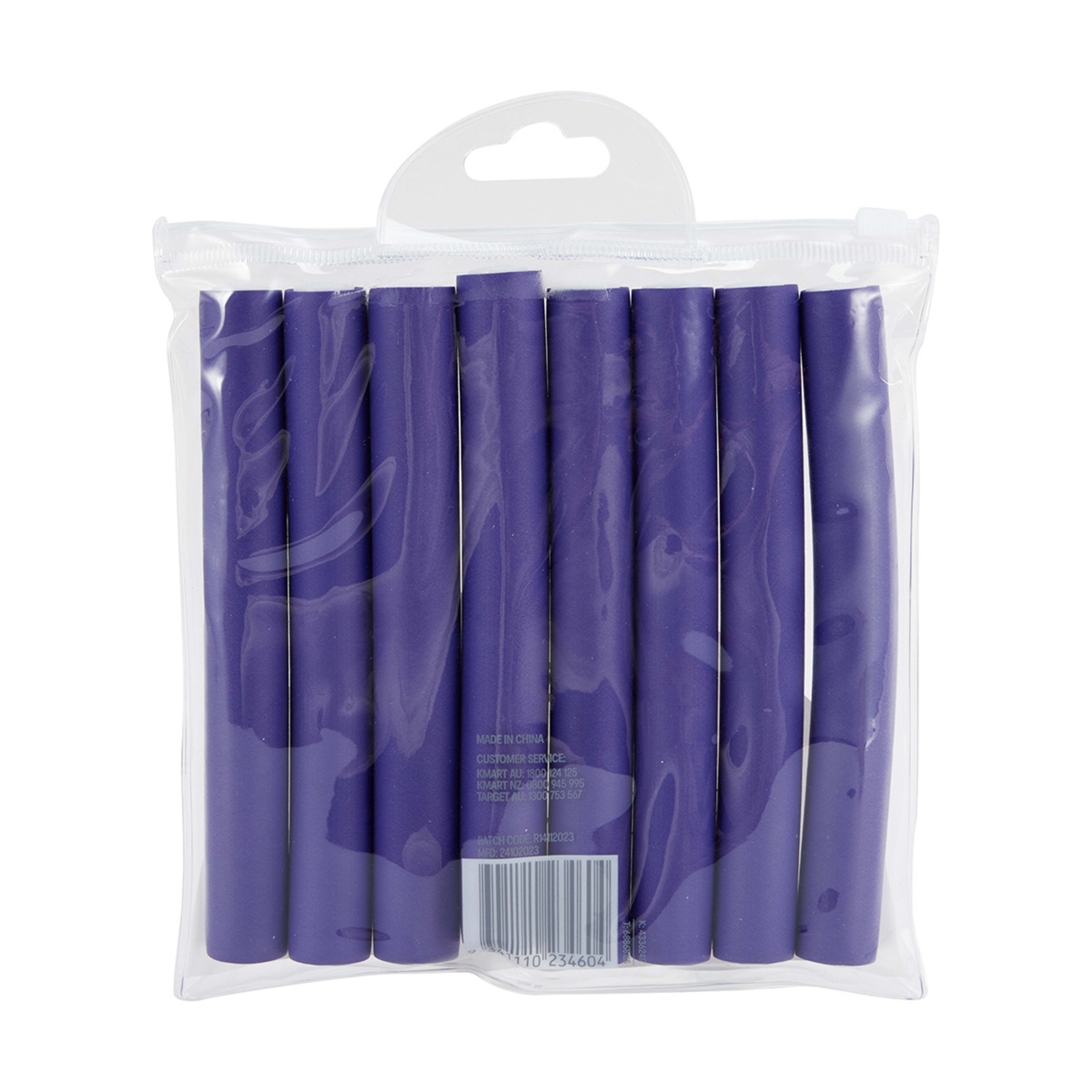 5 OXX Haircare 8 Piece Bendy Rollers - Purple, 5 of 5