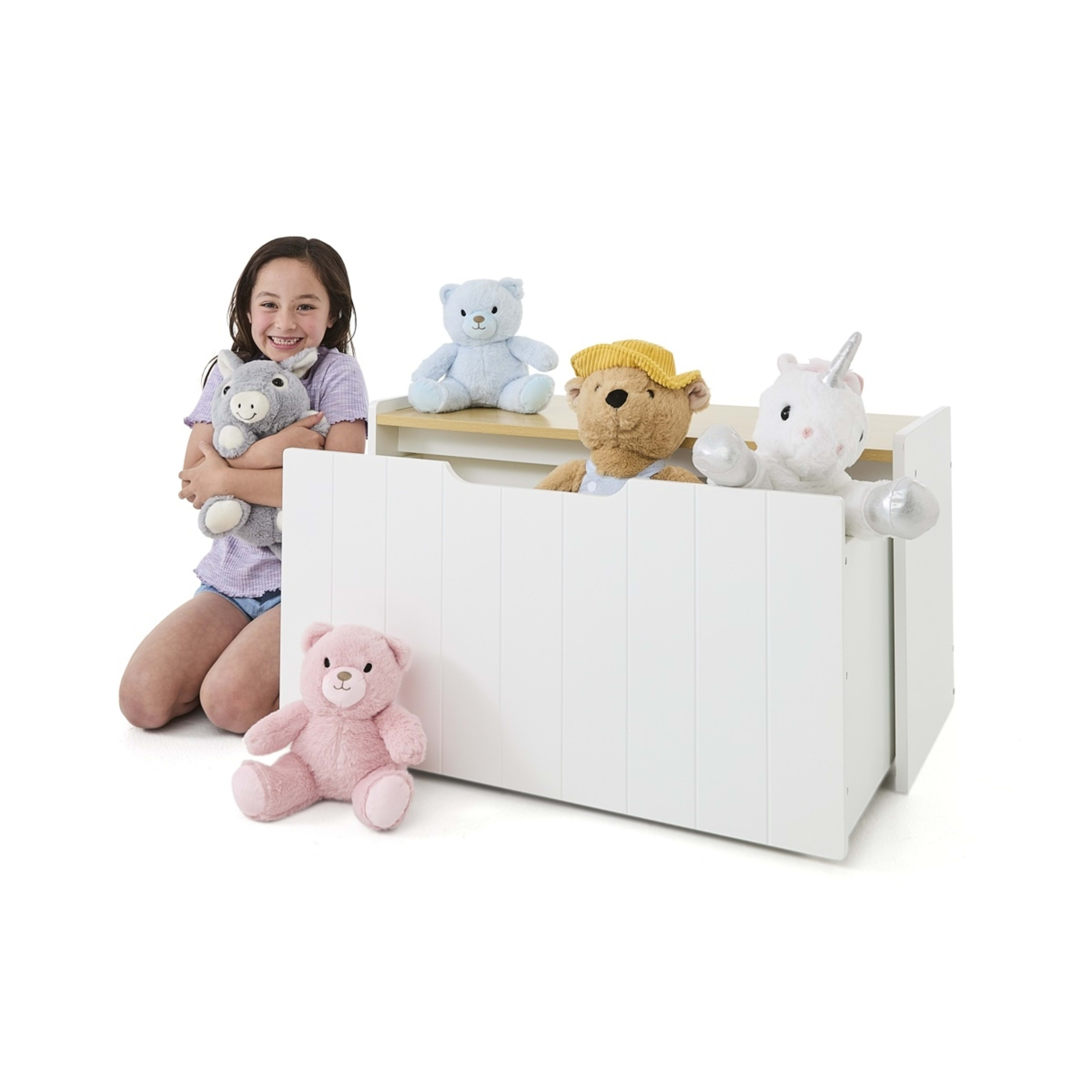 1 Wooden Toy Bench Chest, 1 of 10