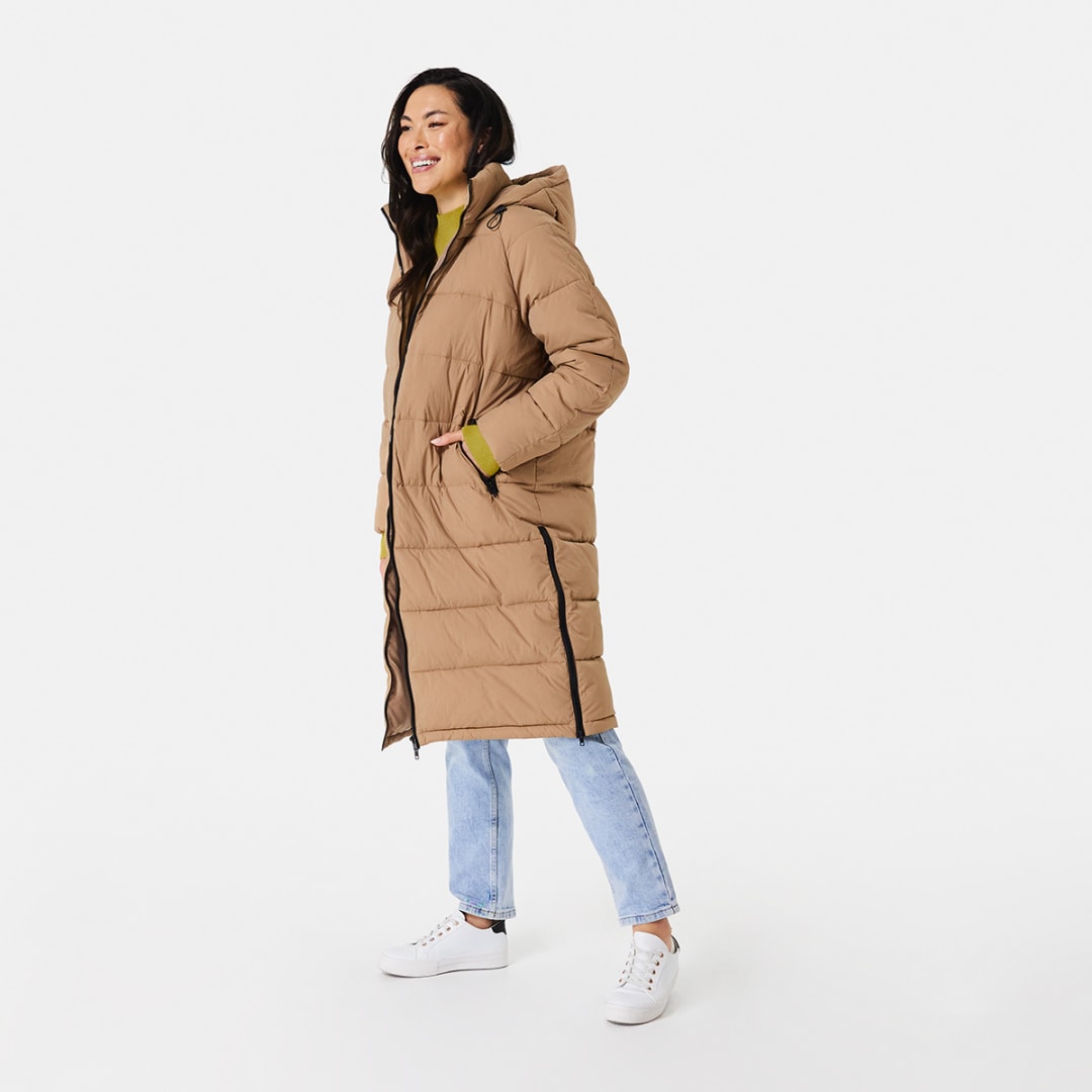 Longline Puffer Jacket Kmart